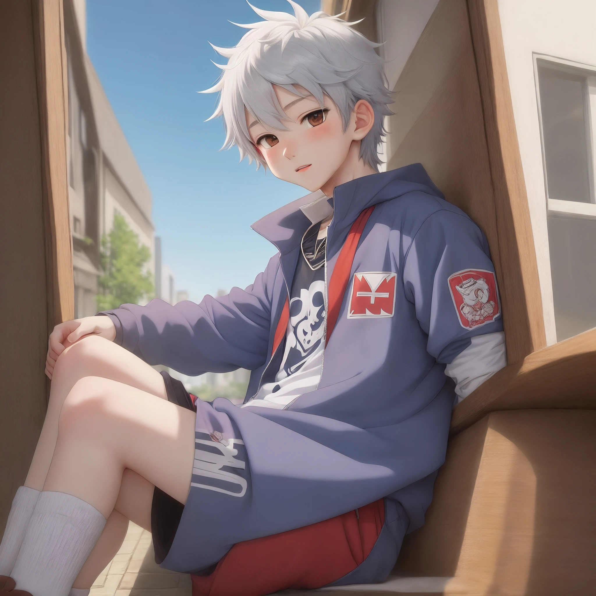 Cute anime boy 18 age