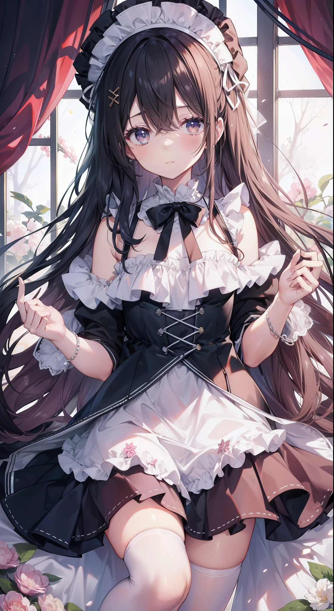Sync with background skin Fill it the same color as your hair Strands of hair