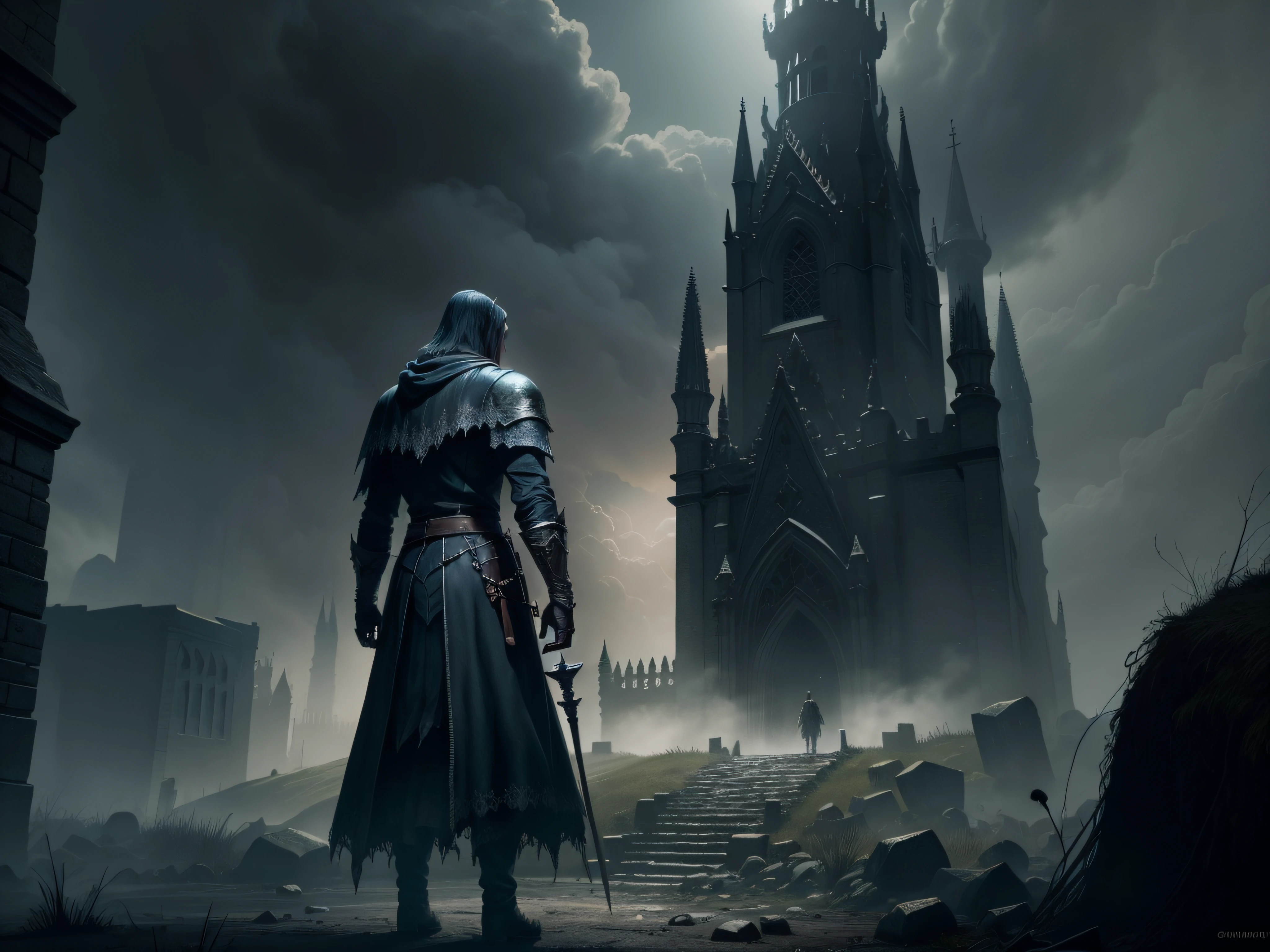 Dark Souls game scene,Gothic