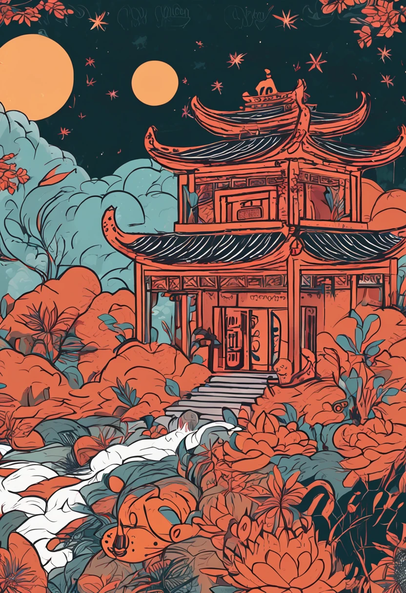 Mid-Autumn Festival,pandas,Moon cake,blessings,themoon