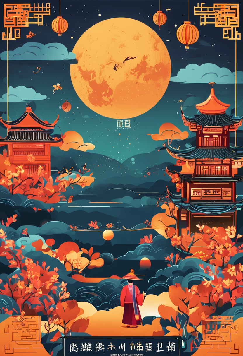 Mid-Autumn Festival solar term poster