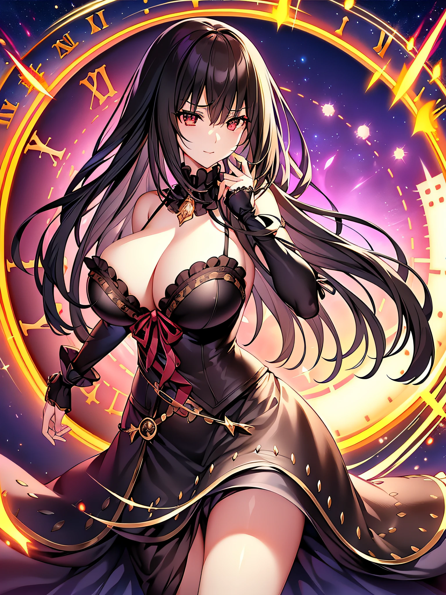 masterpiece++、top-quality++、ultra-definition++、ultra-definition++、4k++、8k++、from side、(Background Focus)++、Sexily dressed woman casts a huge spell that rules when there is a huge clock behind destroying a city、Colossal breasts runes that rule time with a huge clock behind them、Colossal breasts magic that rules time with a huge clock behind it、Colossal breasts that rule the time with a huge clock behind flying above、A huge breasts magician who rules time with a huge clock behind him、A huge breasts goddess who rules time with a huge clock behind her、detailed fantasy art、fantasy art style、Blake Colossal Witch Ruling Time with a Huge Clock Behind Beautiful Ancient、Colossal breasts queen who rules time with a huge clock behind her、Fantasy Art Behans、A huge breasts magician who rules time with a huge clock behind a beautiful、A huge breasts magician who rules time with a huge clock behind a beautiful、Colossal breasts fragments that dominate the time with a huge clock behind the shiny floating、A huge breasts magic circle that controls time with a huge clock behind it、 Colossal breasts sparks that rule when there is a huge clock behind the dazzling、A huge breast chain that controls time with a huge clock behind it、Colossal breasts that rule time with a huge clock behind、Hair with huge breasts wind blowing that rules time with a huge clock behind、Blake Isekai Beautiful、Colossal breasts crown that rules time with a huge clock behind、Detailed clothing、Mischievous aura、Bewitching face、tall body、Mature body、seductive body、爆乳、detailed beautiful faces、detailed shiny eyes、Detailed skin、Full body break、detaileds、realisitic、4K highly detailed digital art、octan render、bio luminescent、BREAK8K resolution concept art、真实感、Mappa Studio、masterpiece、top-quality、Official Art、illustratio、Ligne Claire、(cool_color)、perfect-composition、absurderes、Fantasia、Focused、thirds rule