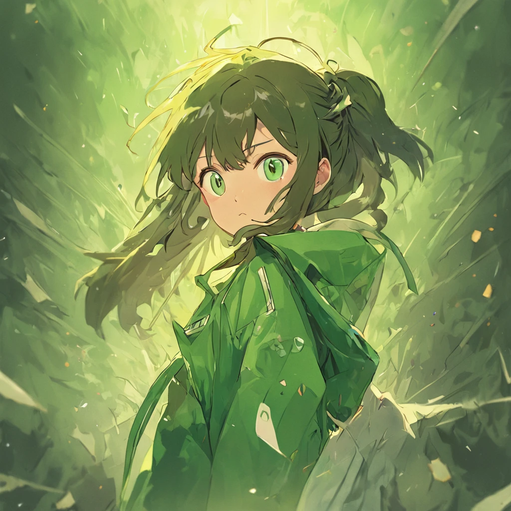 (White background:1.4),(Image of a girl with her hands on her face,Long brown hair, Green baseball uniform，Cartoon elements)，(Chinese illustration:1.3，paper art:1.3, Quilted paper art:1.2),( reasonable design, Clear lines, High sharpness,Best quality, Very detailed, Masterpiece, movie light effect, 4K )