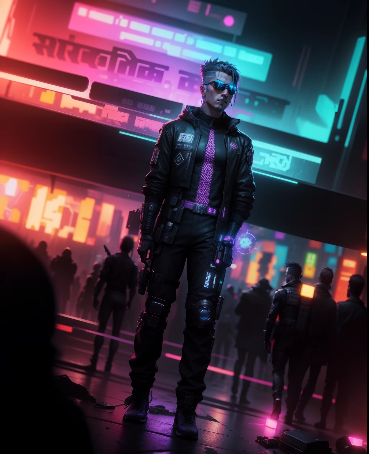 Cyberpunk background,high-quality, 8K Ultra HD, super detailed,