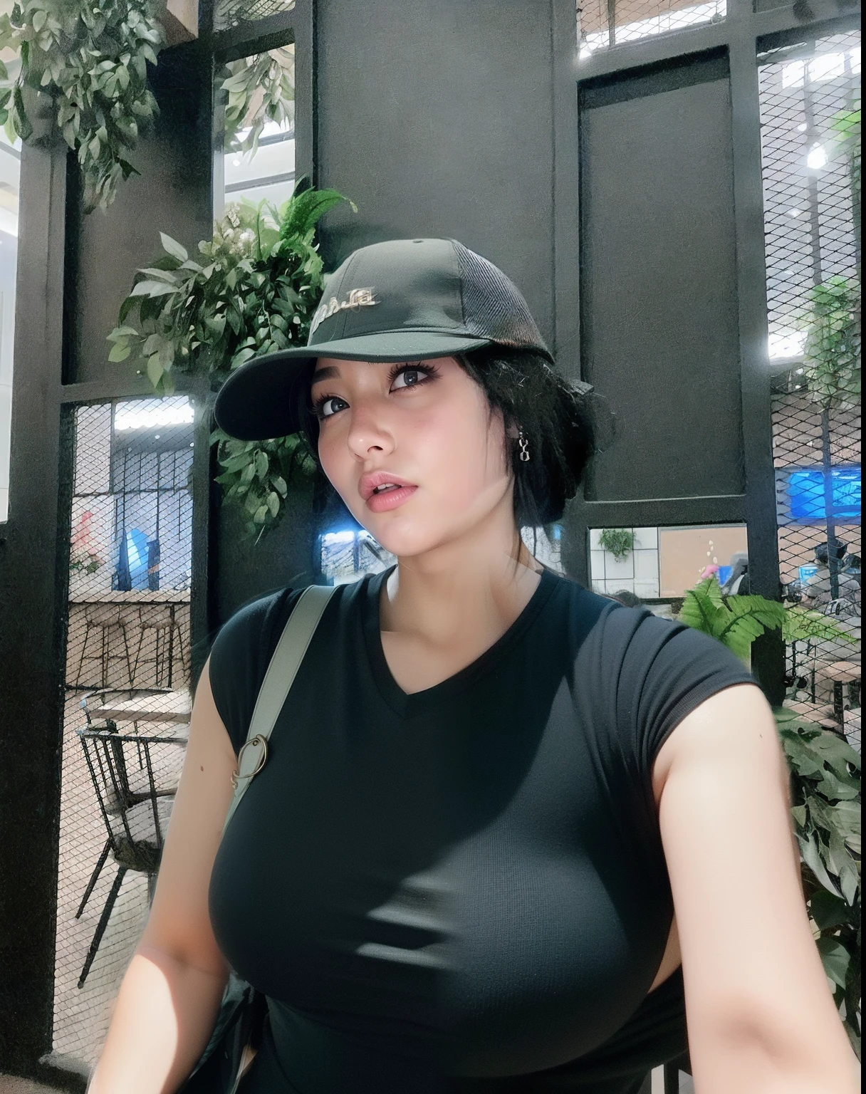 ((sfw large C breast: 1.6)), sexy breast, large cleavage, (open at front clothes: 1.3), sexy bra, real skin, realistic skin, real breast, realistic breast, detailed skin features, detailed clothes features, body proportions, voluptious body,