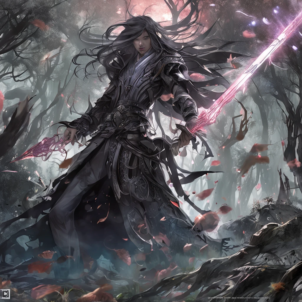 Best quality, Masterpiece, 超高分辨率, (photograph realistic:1.4), surrealism, Dream-like,fusionart, Shadowdancer, shadow magic, darkness control, stealth, shadowstep, umbral spells, hidden blade,