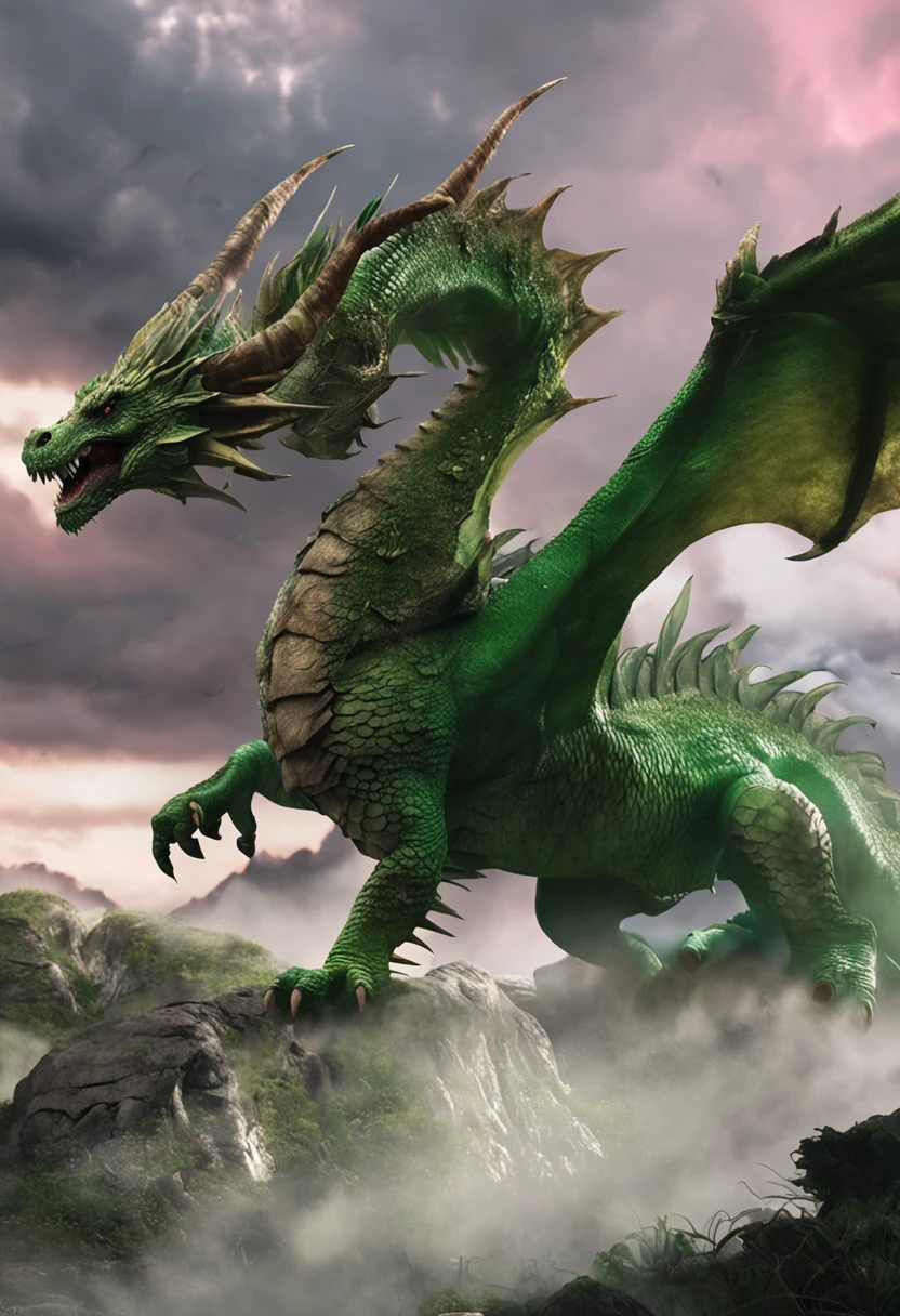 Although the green dragon is revered as a divine beast in the mortal world