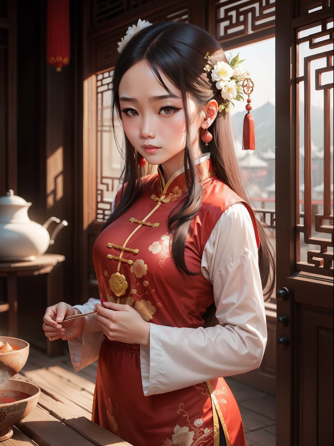 woman, China, ancient, traditional