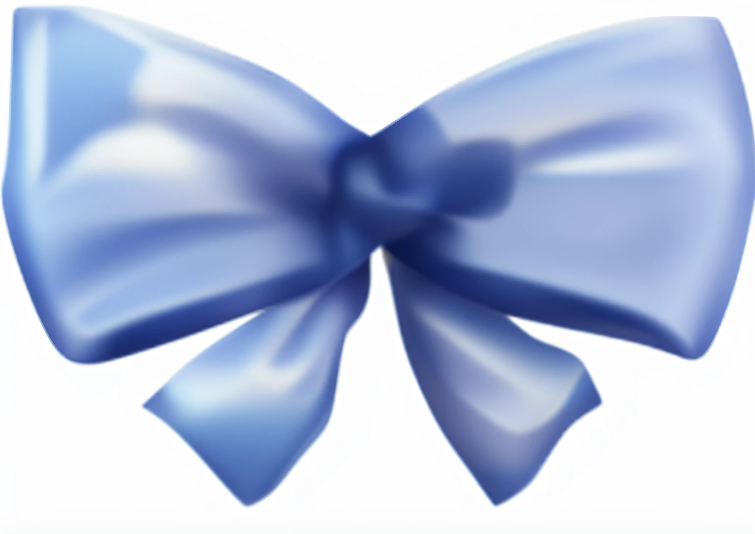 Blue bow,