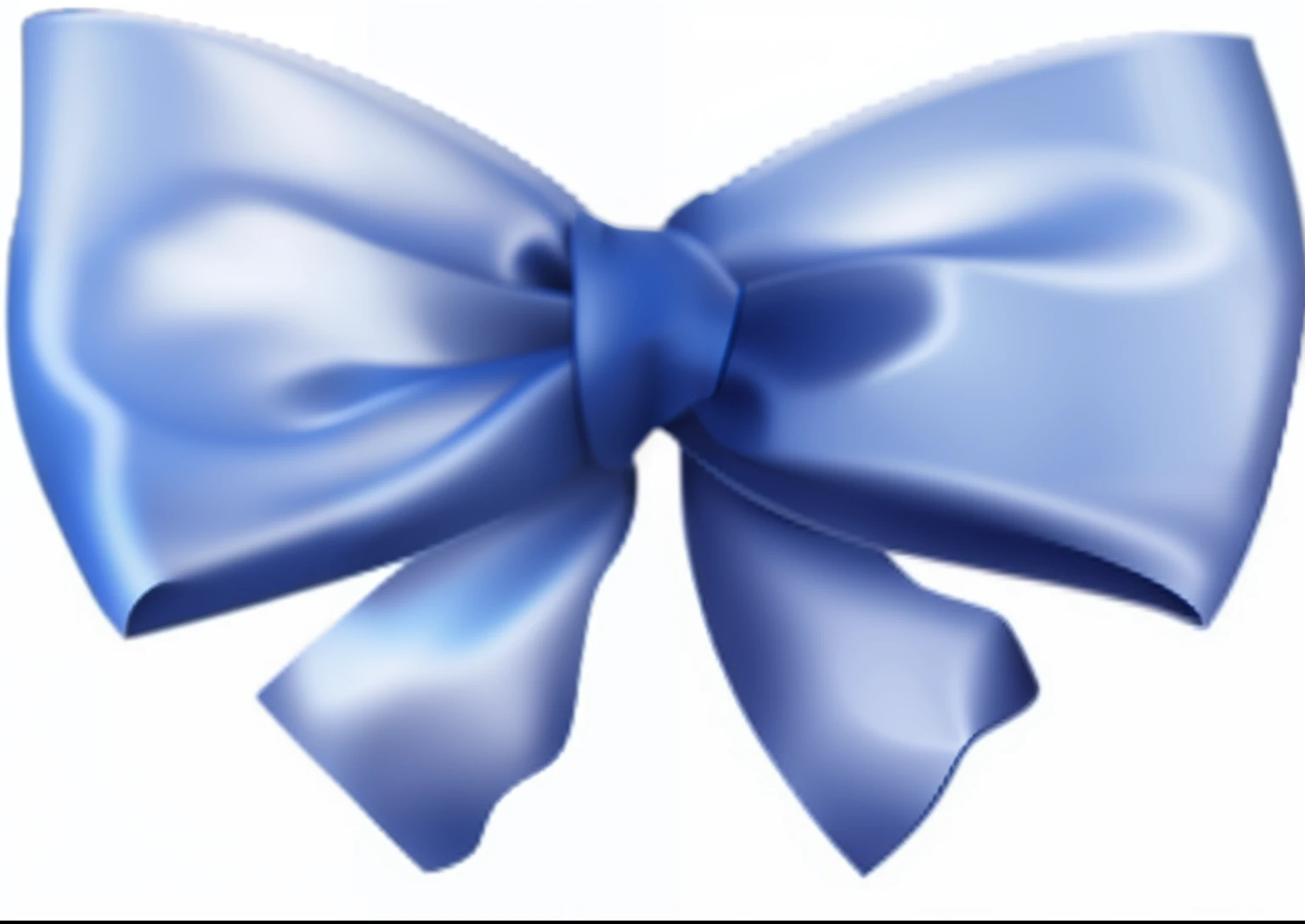 Blue bow,