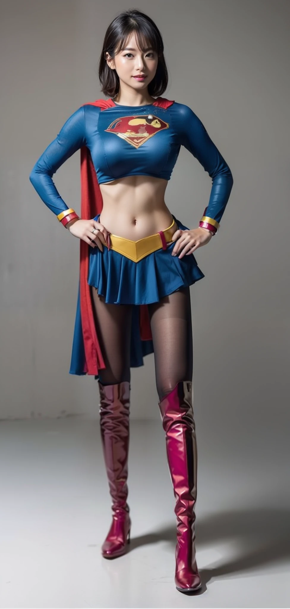 Top image quality、top-quality、masterpiece、The ultra -The high-definition、超A high resolution、super girl、The costume is torn、Boots are broken、The crotch is visible、The crotch area hurts、hot、Sweating、Injured、Bloody