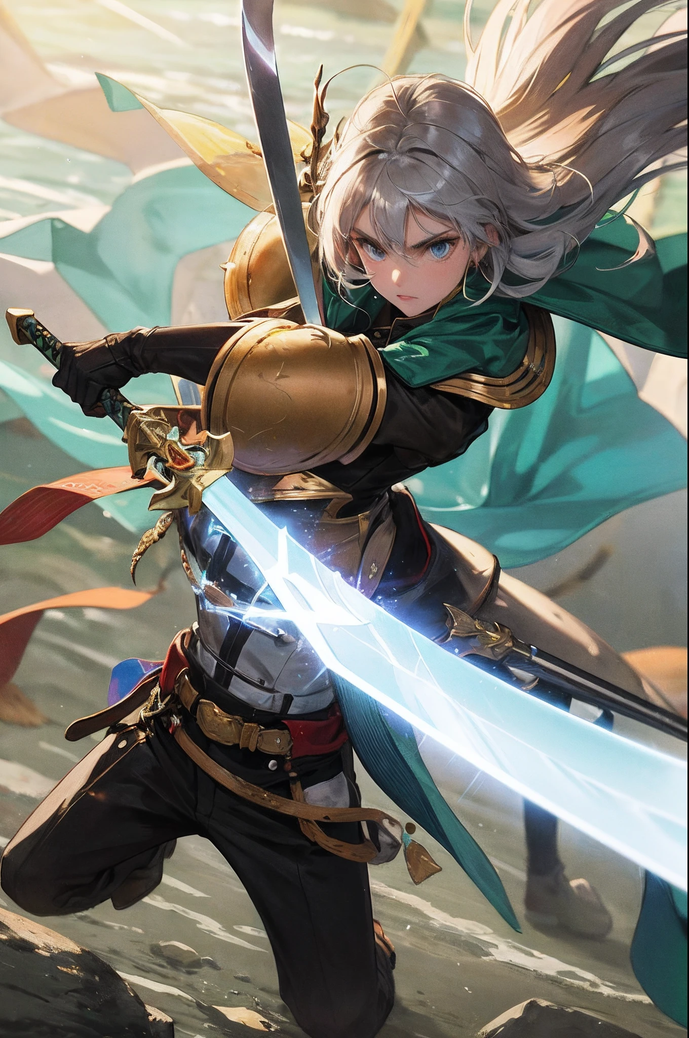 One body turned to fight for 3,000 miles, and one sword was once a million divisions