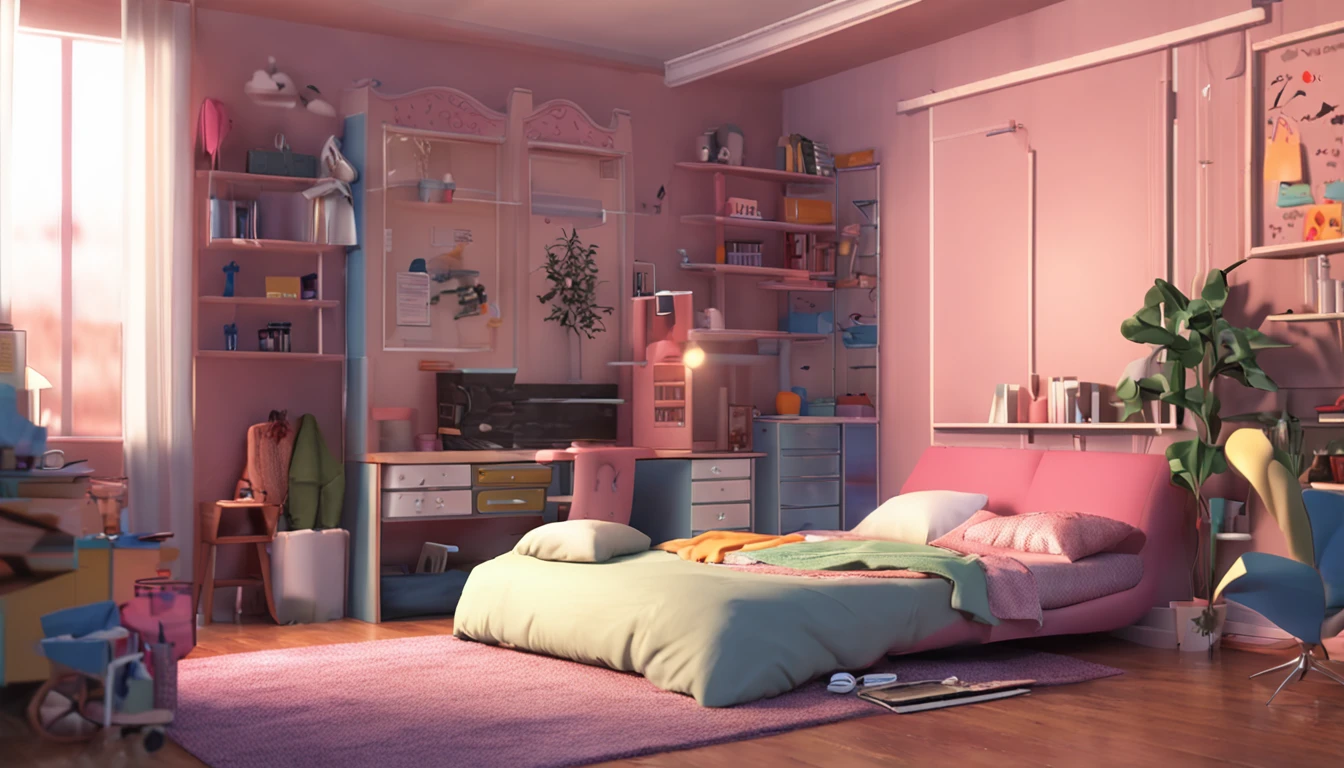 An 18-year-old girl，Beautiful and moving，In deep sleep，Dress casually，Lazy sleeping position，Underwear is lifted，Wear transparent underwear and panties，Realiy，