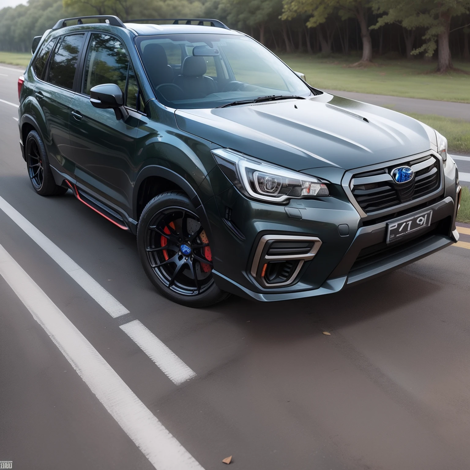 Subaru forester sti tuned