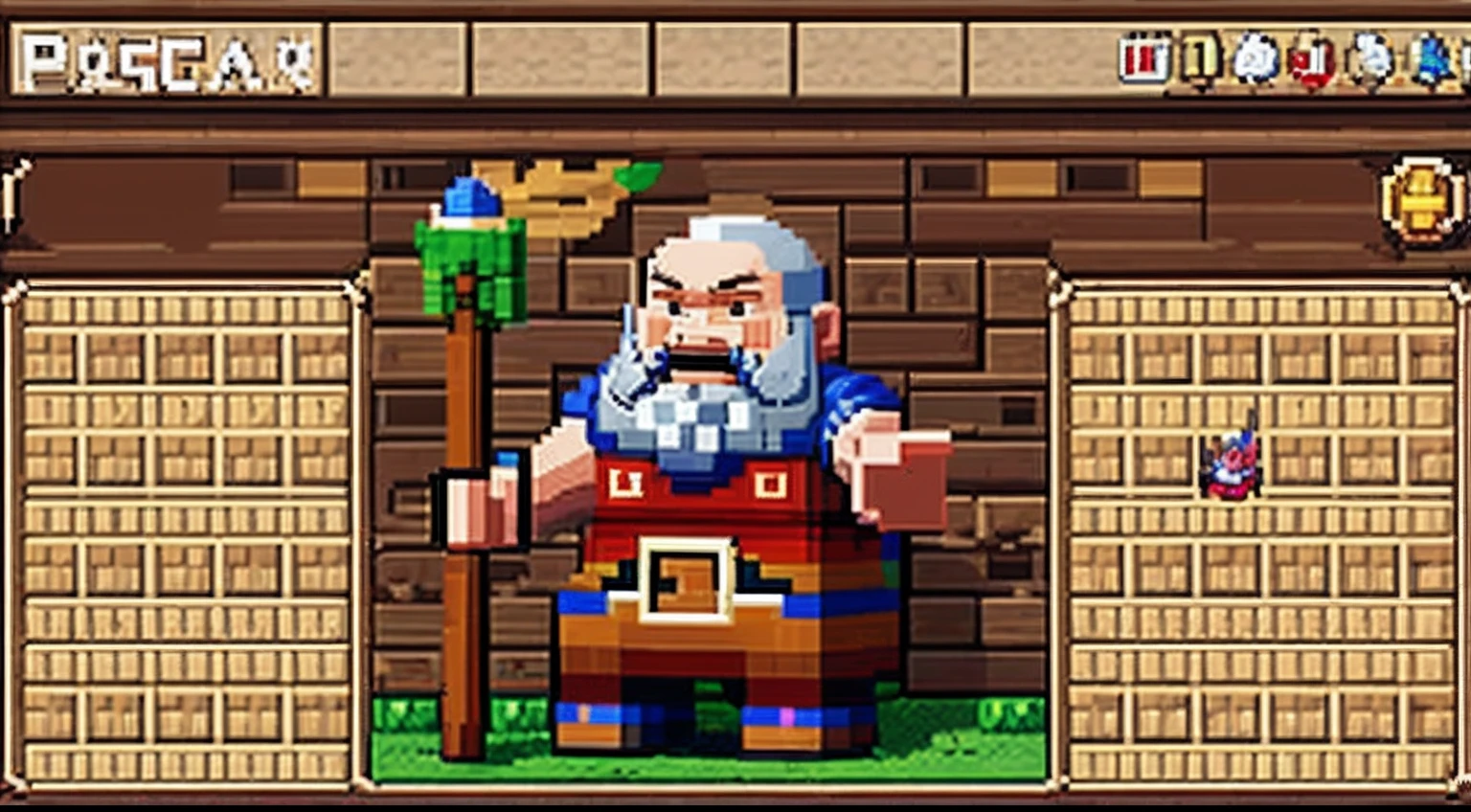 pixel game，character  design，Middle Ages，Hammer Dwarf， Pixel art #pixelart