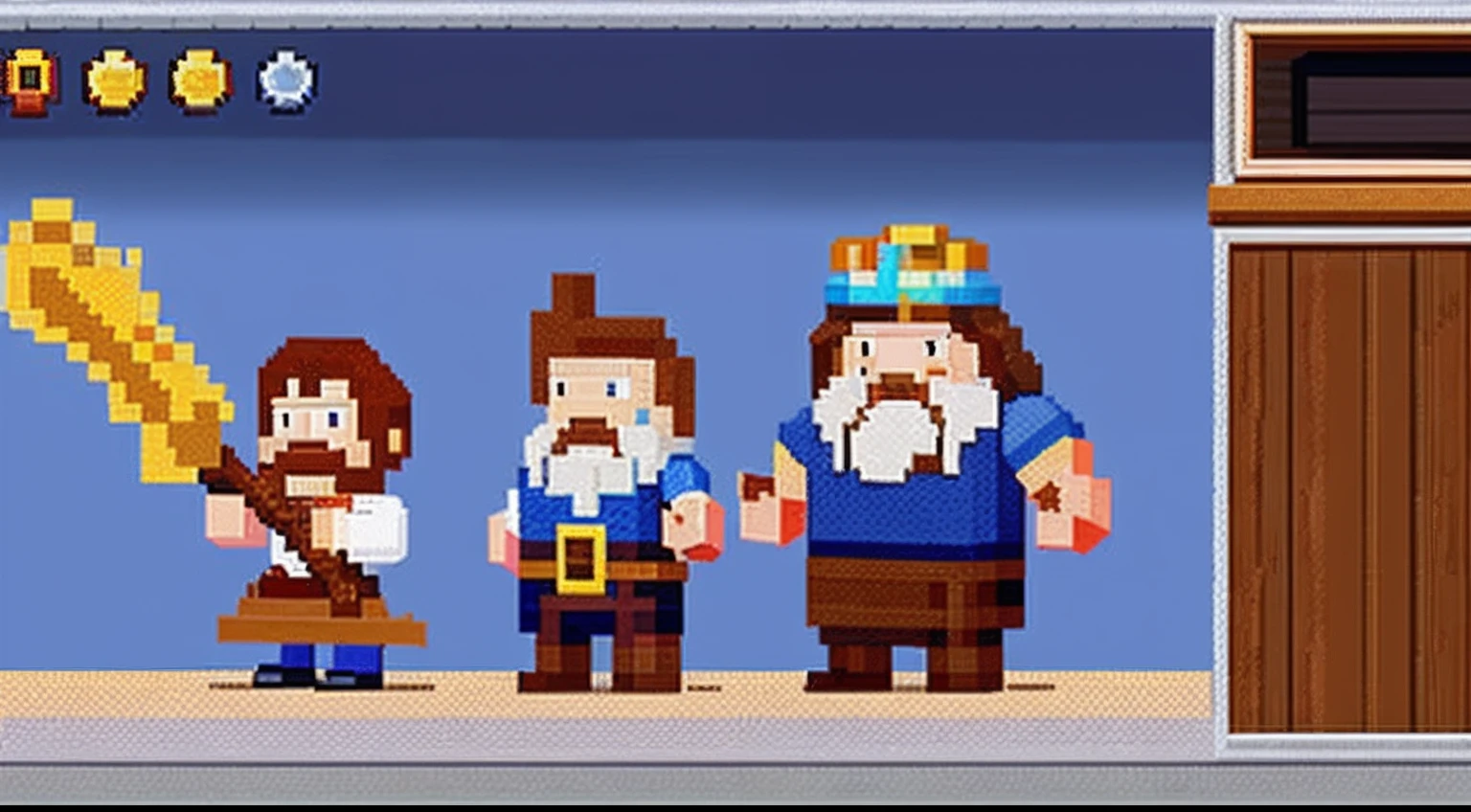 pixel game,character design,Middle Ages,Hammer Dwarf, Pixel art #pixelart