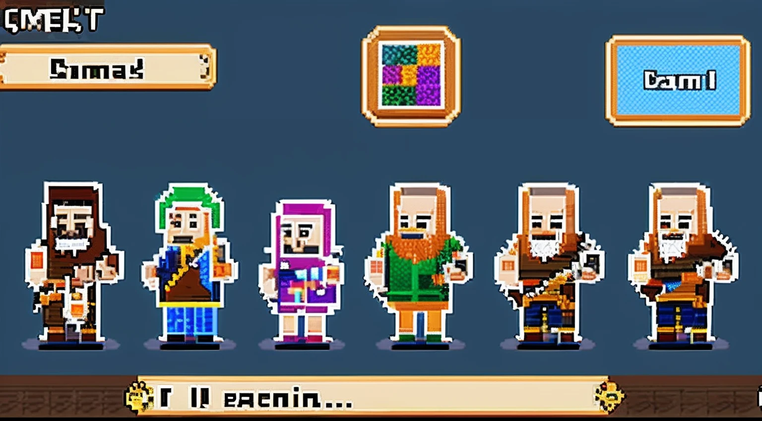 pixel game，character  design，Middle Ages，Hammer Dwarf， Pixel art #pixelart