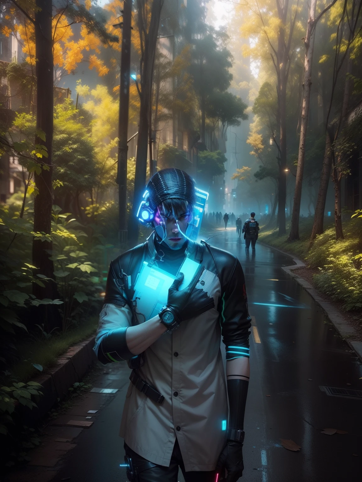 Remove bagraund, ultra realistic face, cyberpunk, smart,light,boy,young, realistic, cinematic,4k,good quality,man, cyber world.
