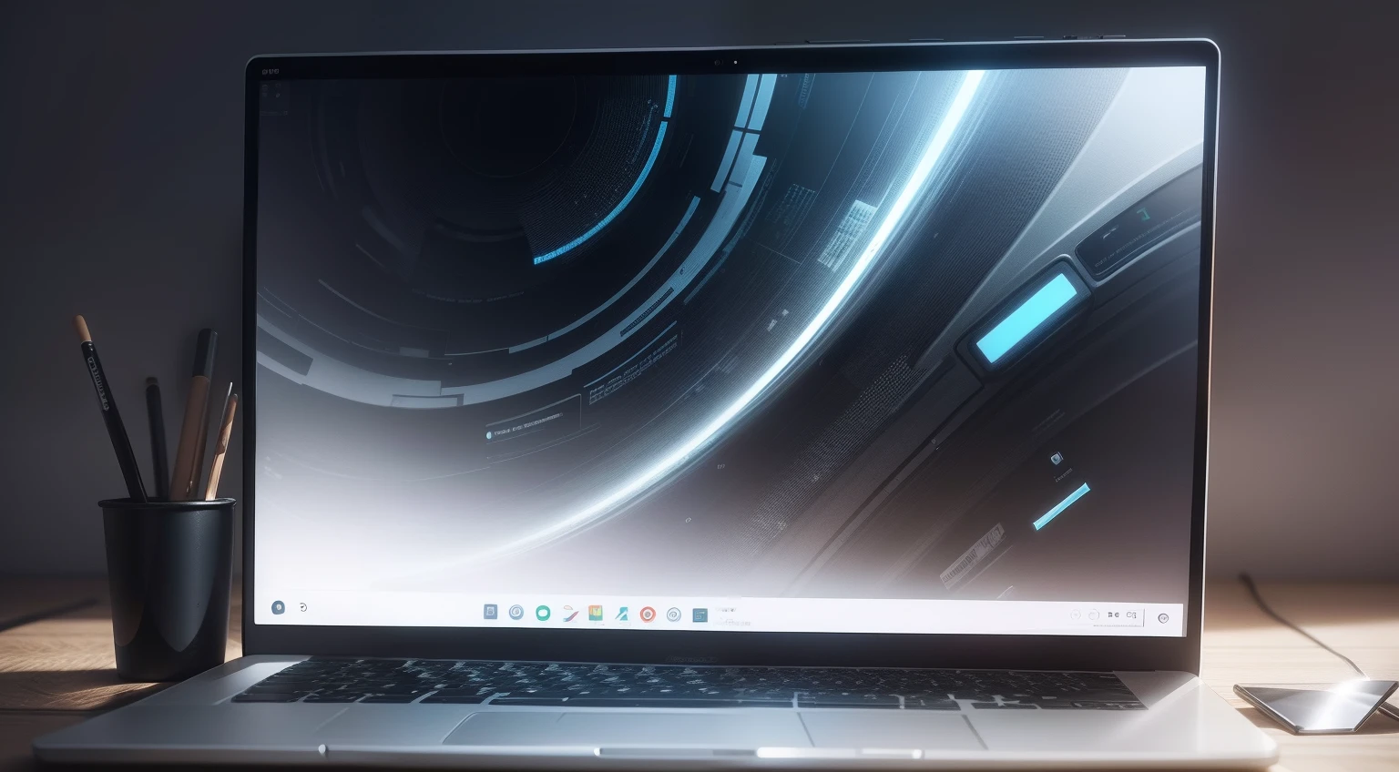Web Browser open on screen