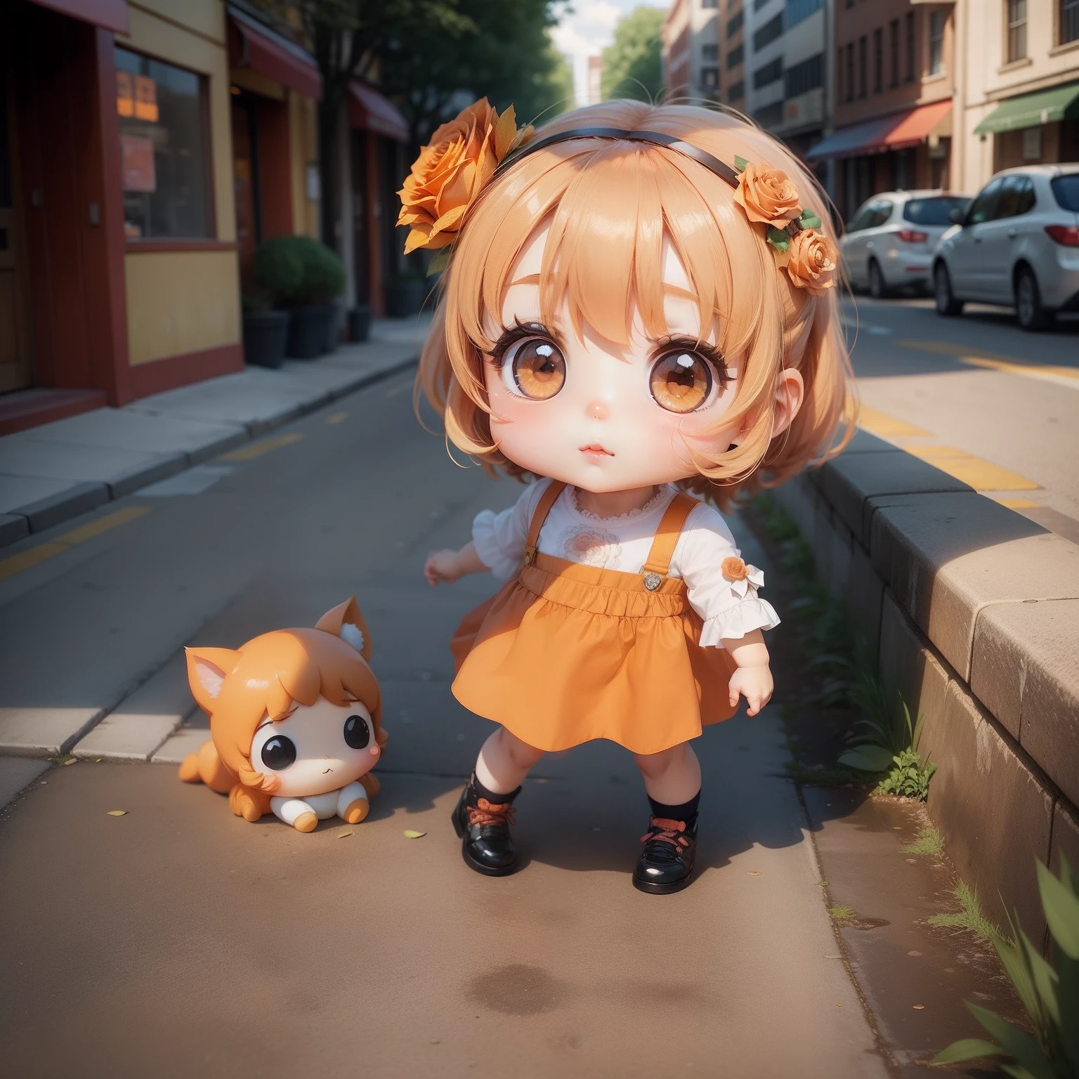 26
(((Chibi 3D))),Very cute and beautiful chibi anime string camisole and denim hot pants style sunset and big red moon background, Full body, Jumping, One eye is closed,wink,😉,Very string camisole detailed face and eyes, Clearly outlined, Solo,Chibi 3D.