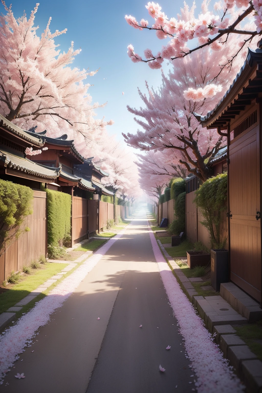 One Night Cherry Blossoms Perspective Up Flying Flowers Wen Qingfeng phrase