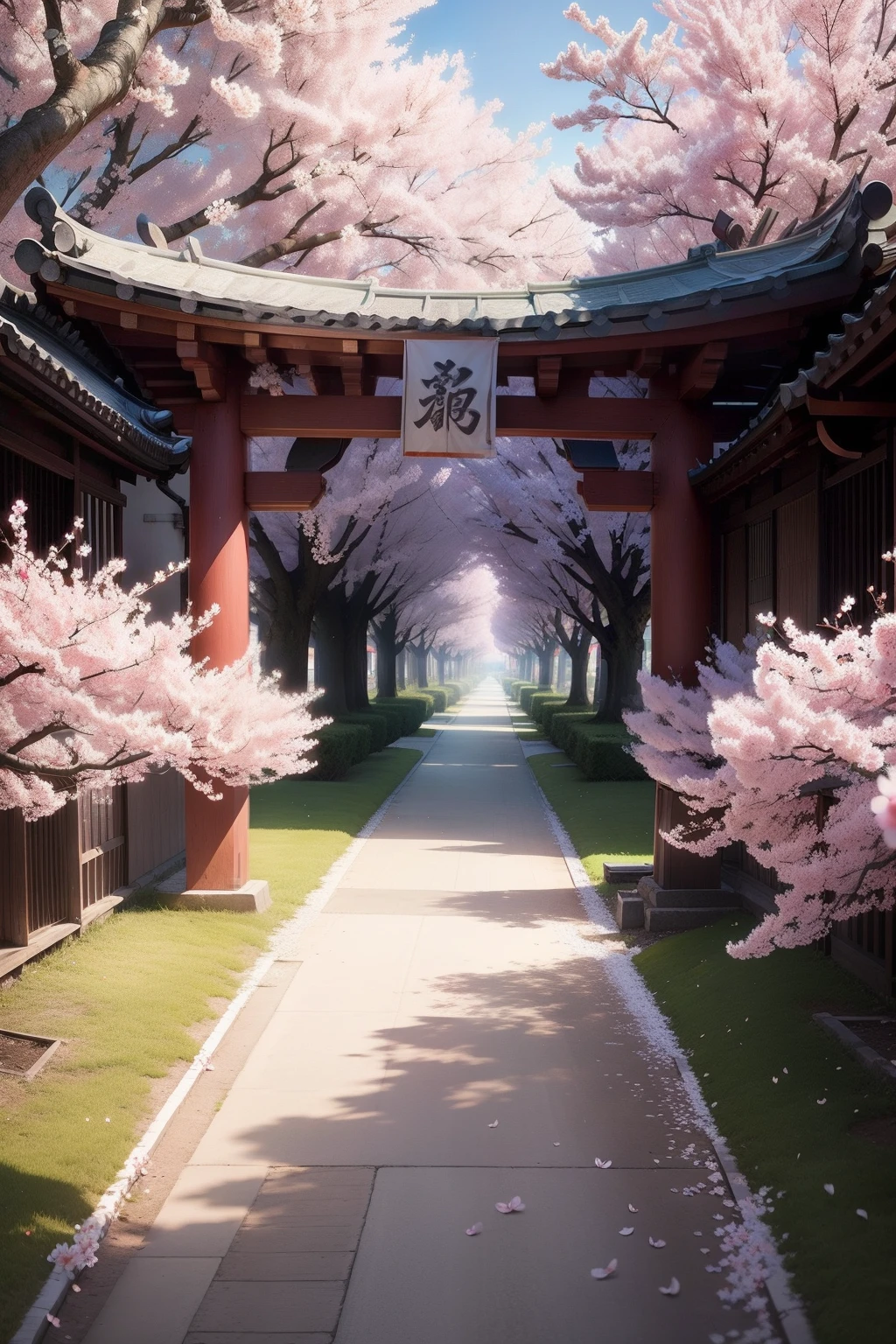 One Night Cherry Blossoms Perspective Up Flying Flowers Wen Qingfeng phrase