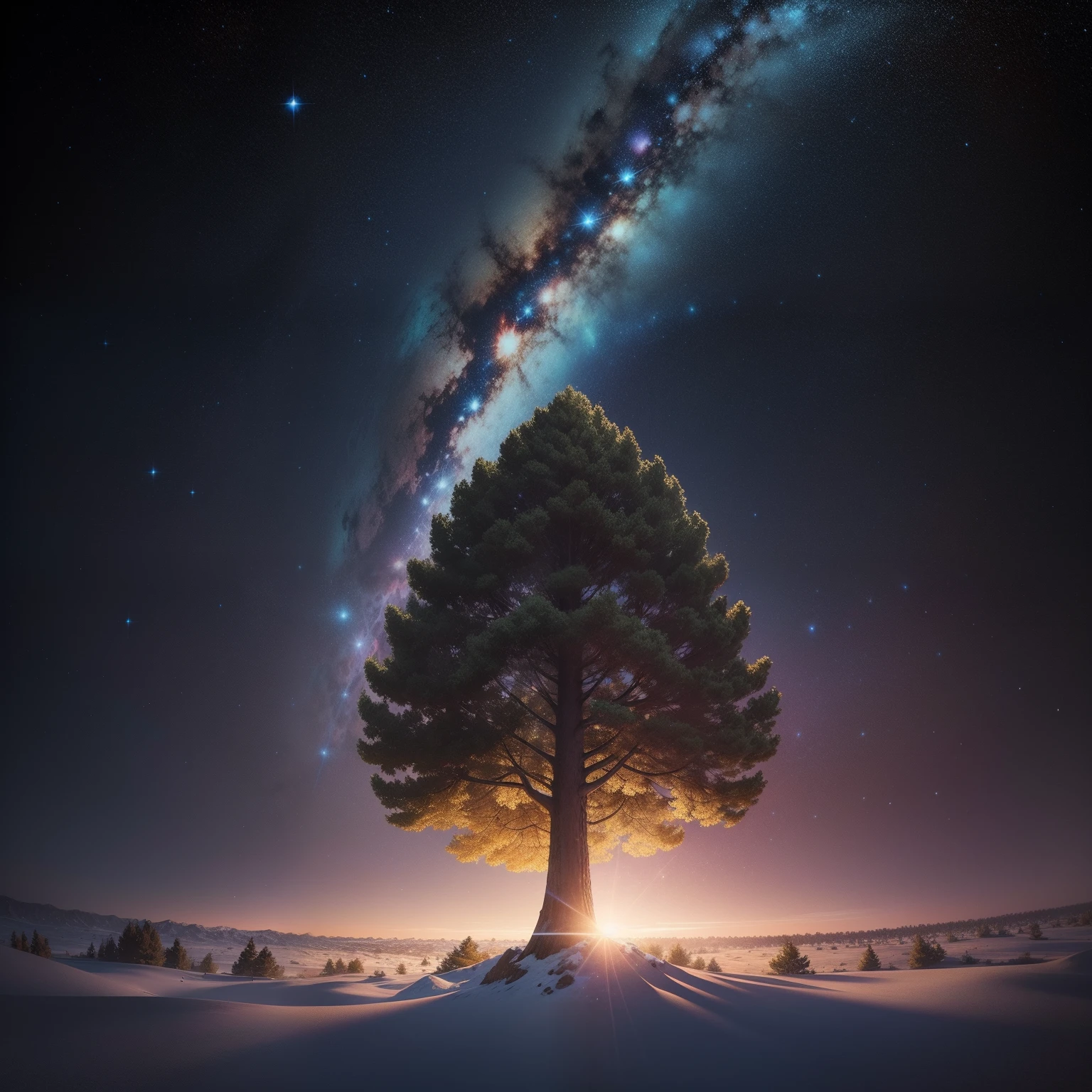Panoramic, Holographic Principle, Universe, Life, A Bulk of Numbers, Code braker, life hack, human body, tree and stars