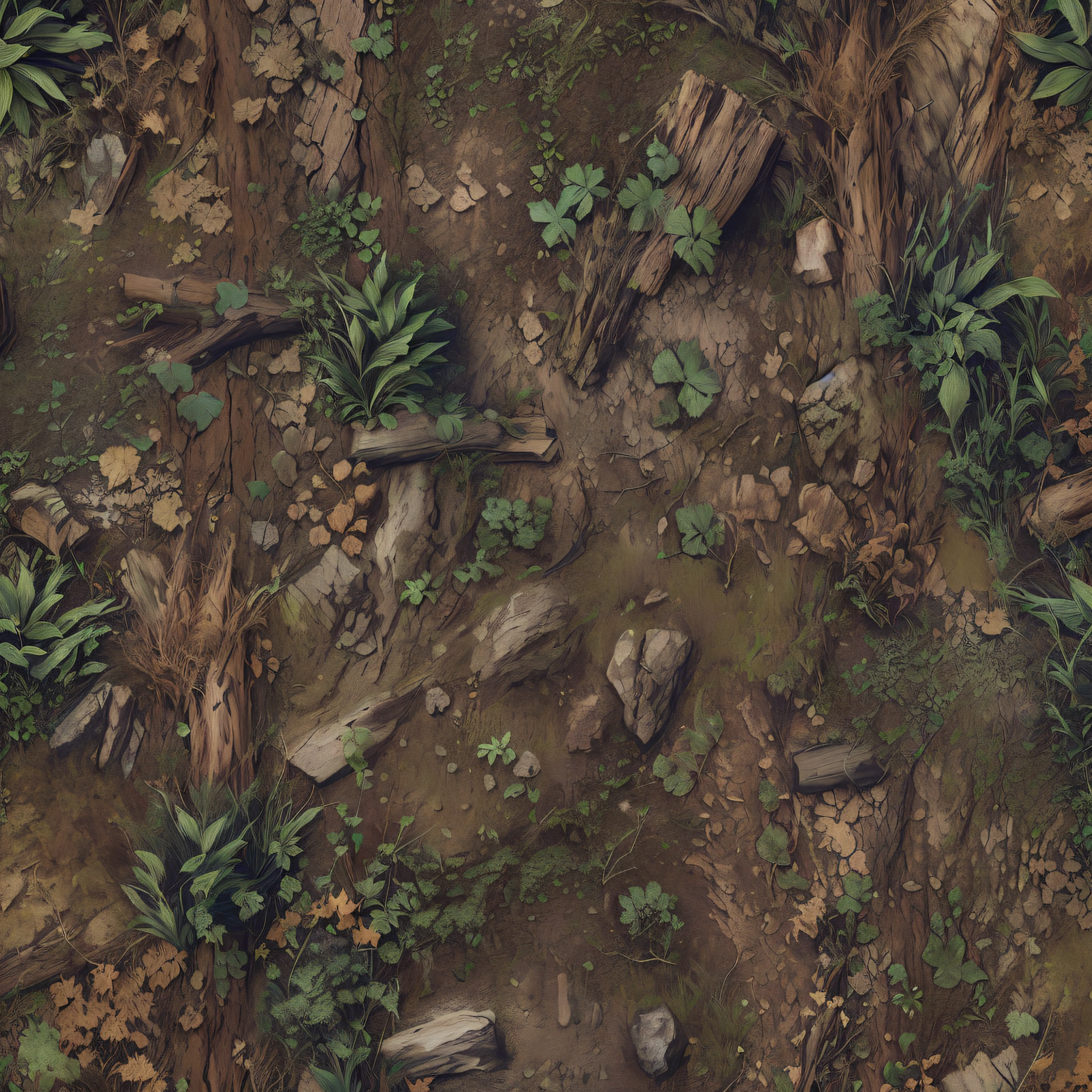 There is a very large amount of dirt and stones on the ground, textura da selva profunda, terreno muito detalhado, forest floor, Textura Megascans, sujeira realista, textura da sujeira, Looking at the forest floor, terreno detalhado, Textura fotorrealista, textura sem costura, realistic wooden swamp, HD textura detalhada, tileable texture, fundo do espinho. d&d