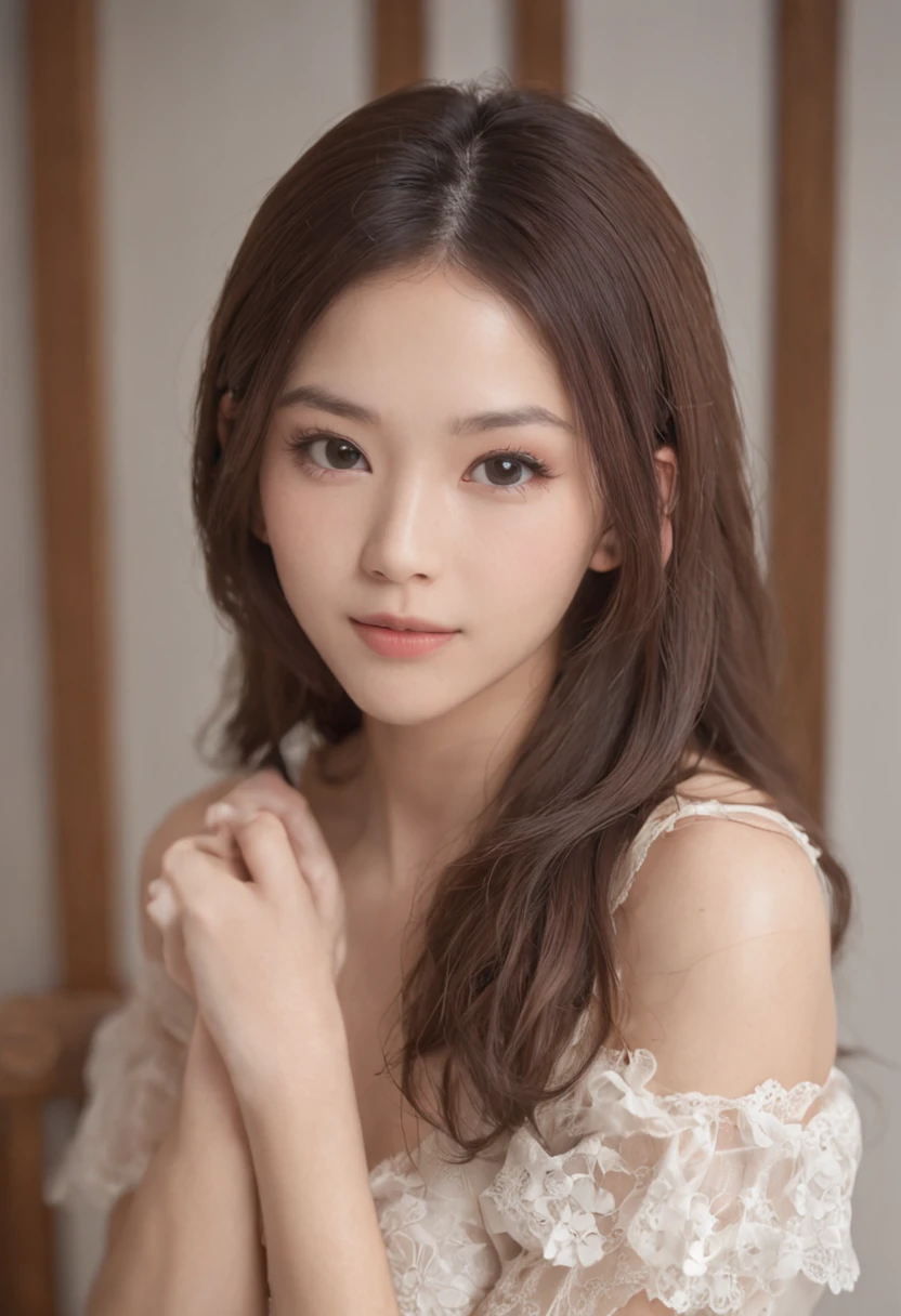 there is a woman that is posing for a picture in a black jacket, mai anh tran, 2 , dang my linh, 2 3 years oldnal profile picture, headshot profile picture, ((Best Quality, 8K, Masterpiece: 1.3)), Focus: 1.2, Sexy Beauty with Perfect Body: 1.4, Buttocks: 1.3, ((Layered Haircut, Beautiful Breasts: 1.2)), (Wet Clothes: 1.3), (Wild Exposure: 1.3), (Transparent Sexy Underwear: 1.1), Delicate Eyes, Double Eyelids, Oily Skin, Long Hair, (Shut Up: 1.3), (Pores: 1.2), (NSFW: 1.8), (Protruding Crotch :1.2),(milf:1.2),(sexy:1.3),( star:1.2)