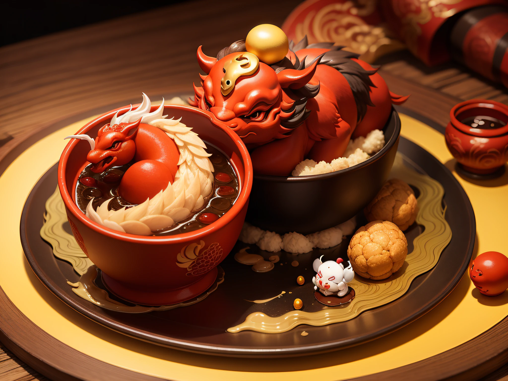 Chinese mythical creatures,gourmand