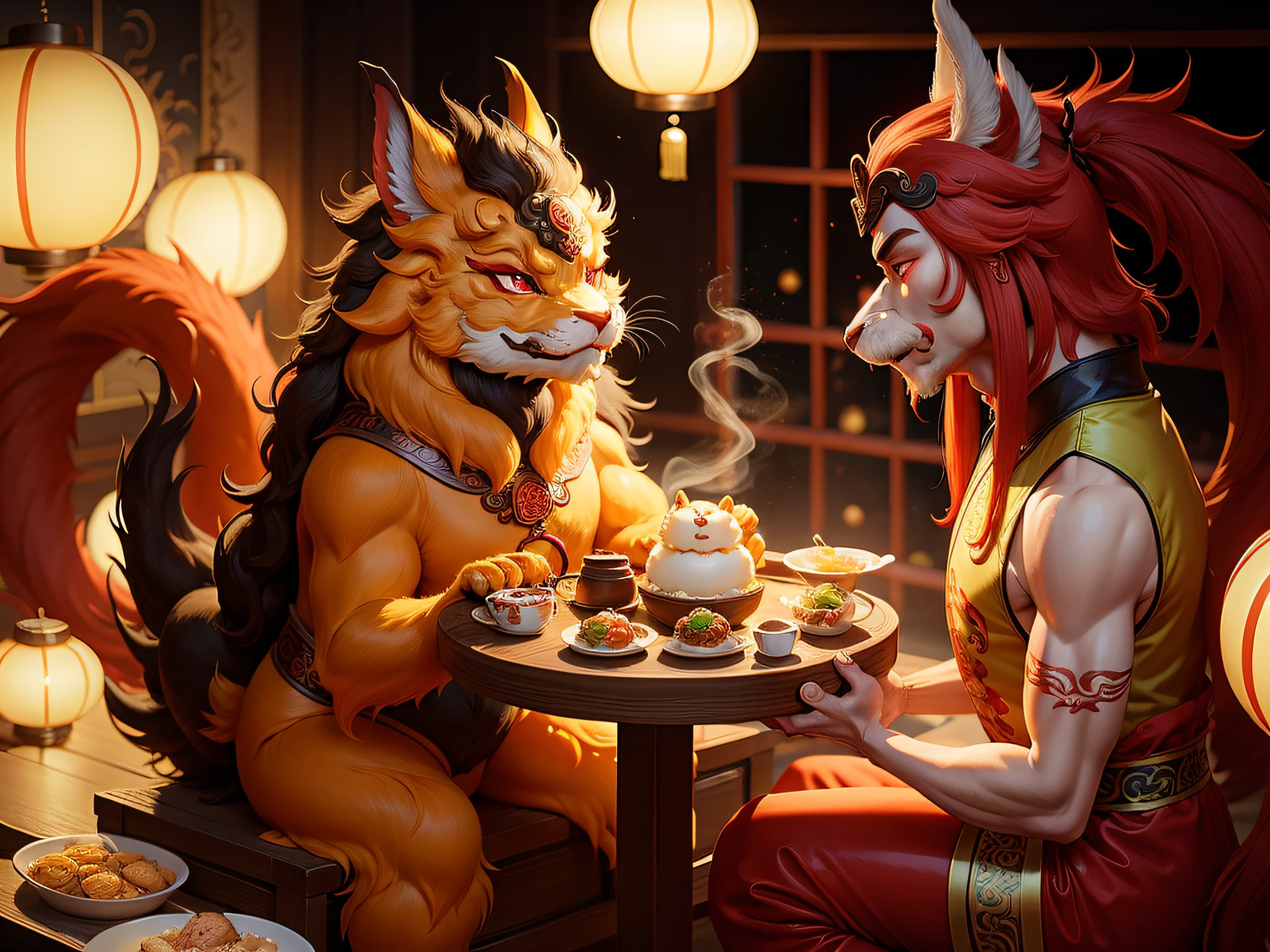 Chinese mythical creatures,gourmand
