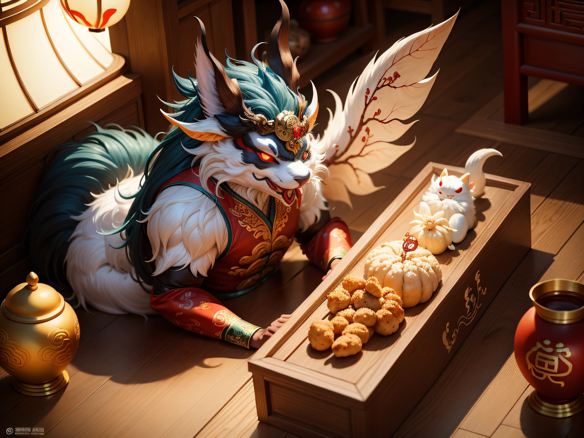 Chinese mythical creatures,gourmand