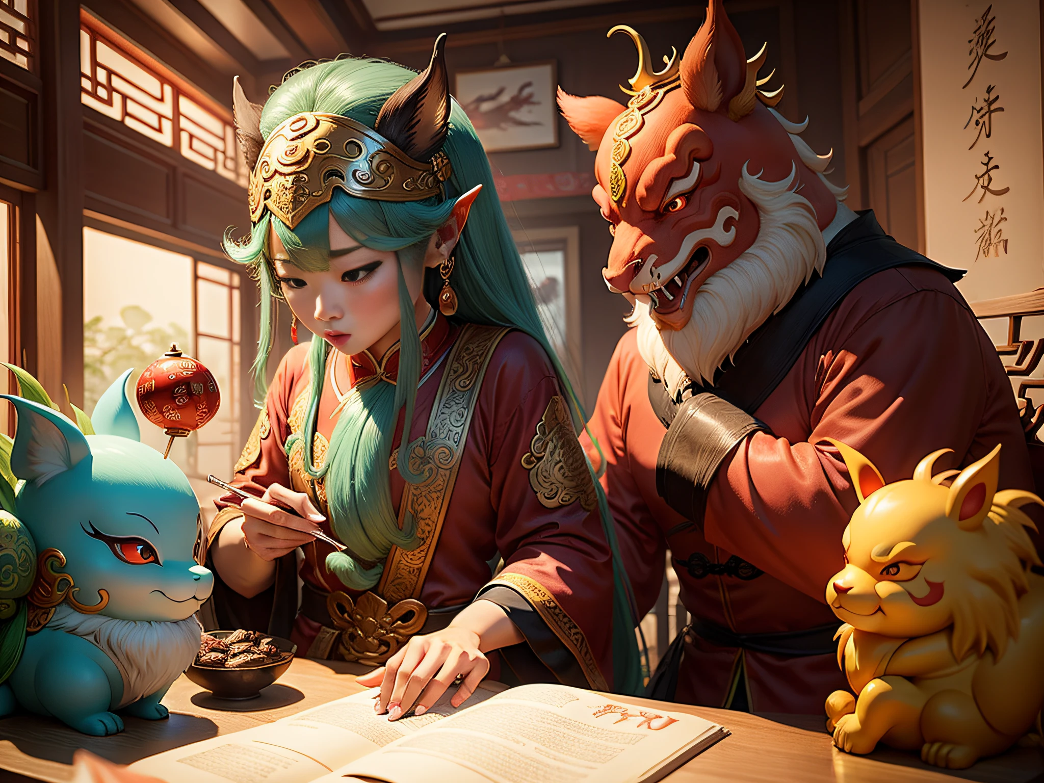 Chinese mythical creatures,gourmand