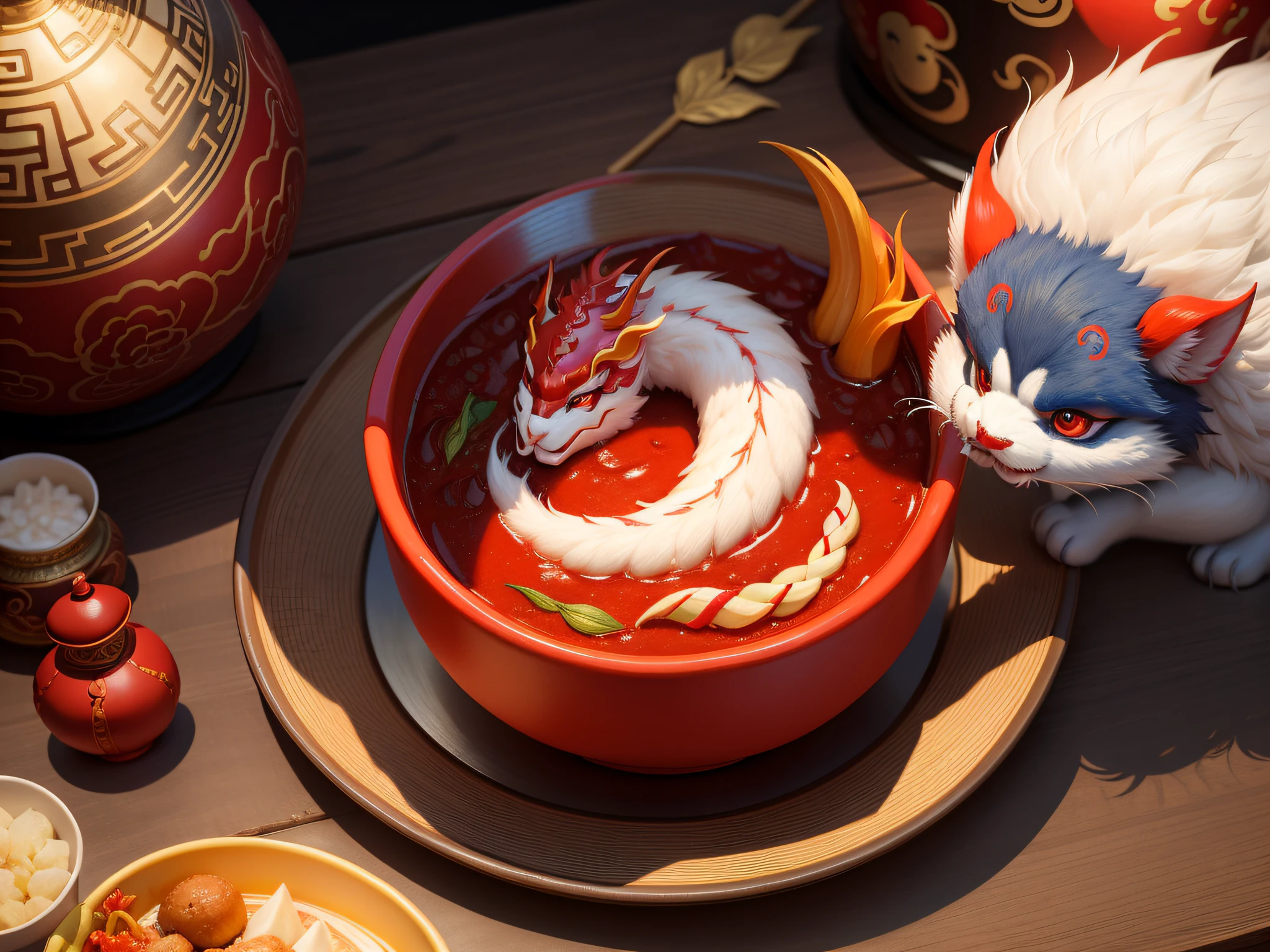 Chinese mythical creatures,gourmand