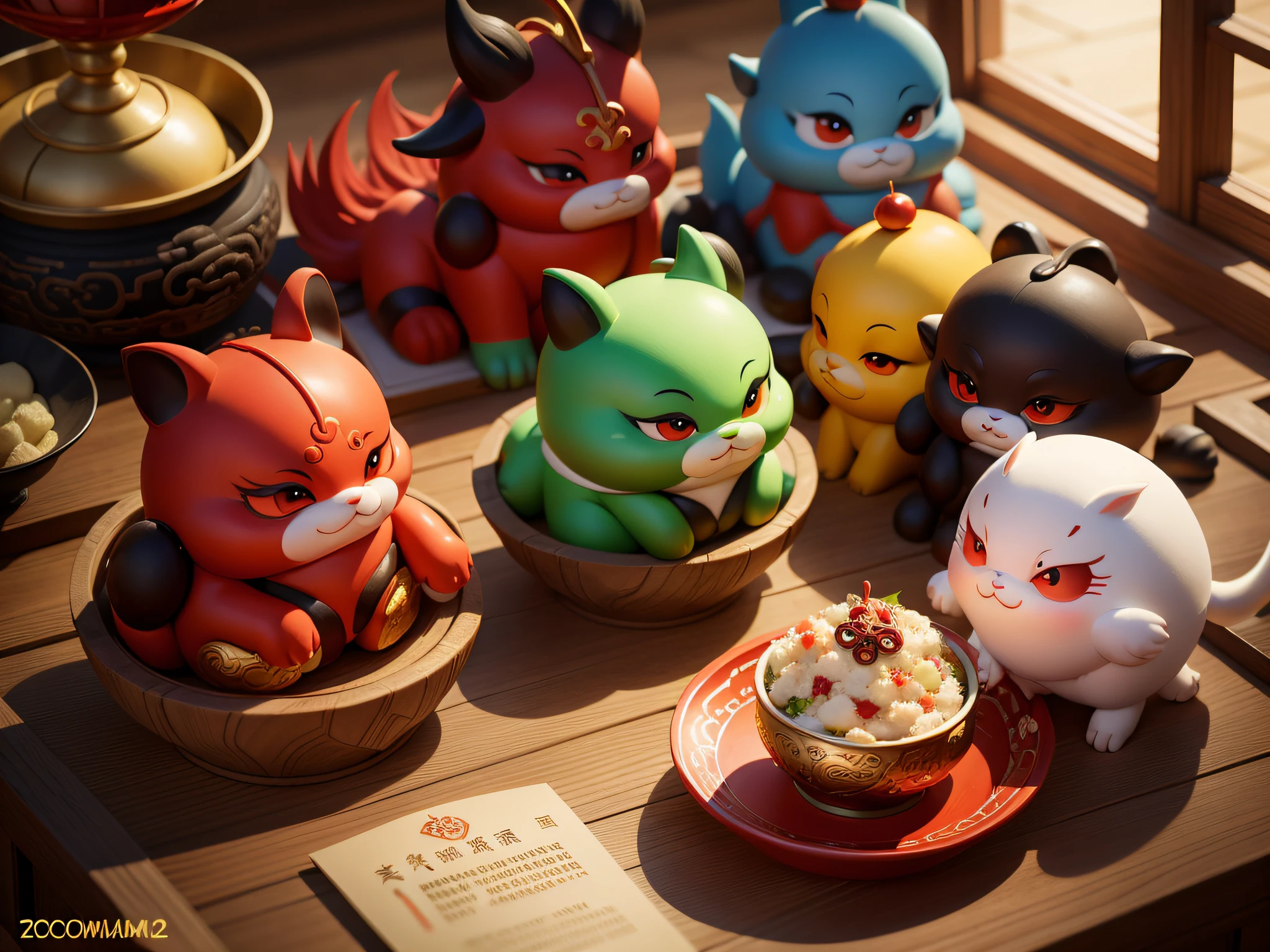 Chinese mythical creatures,gourmand