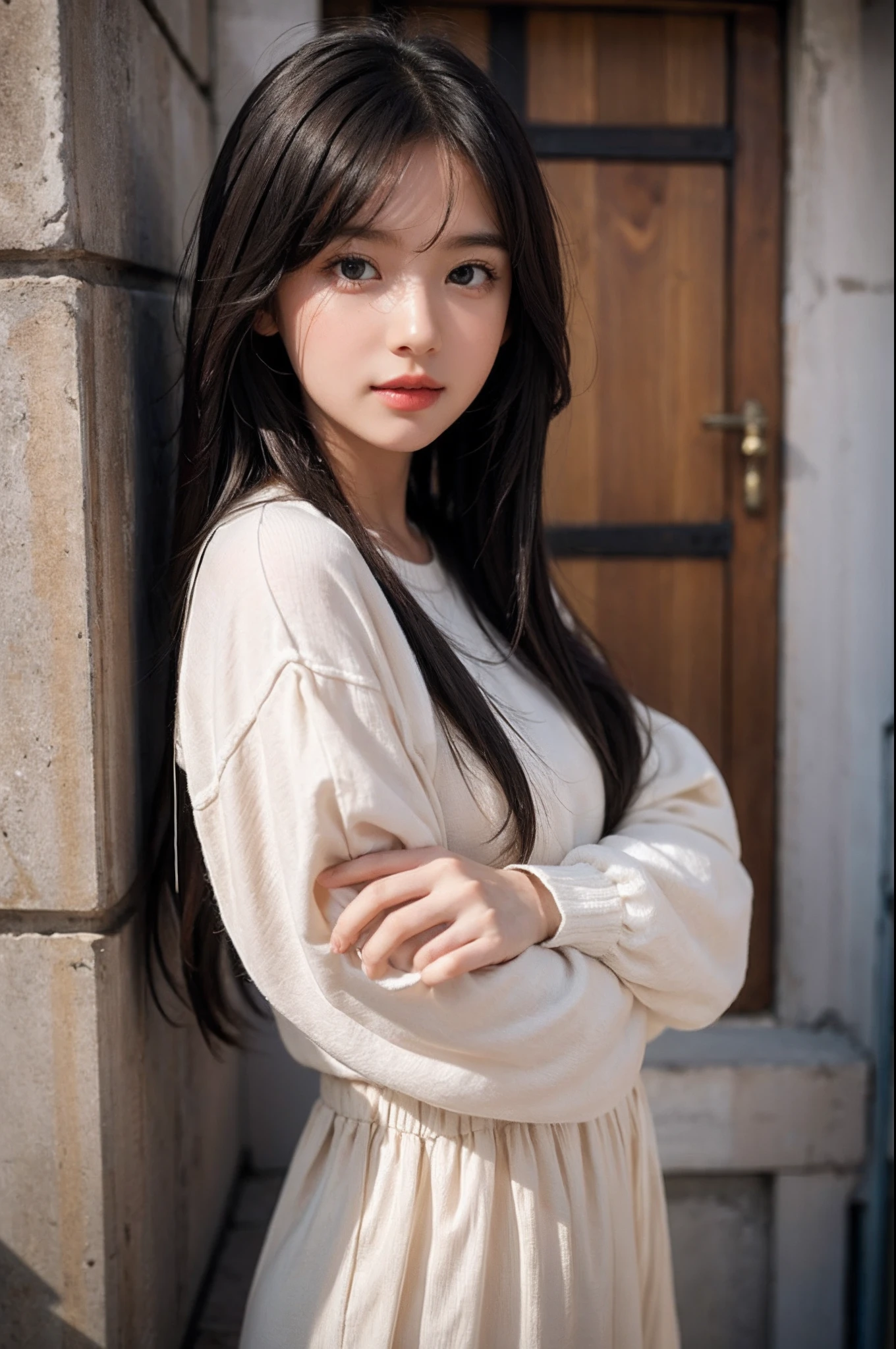 Very adorable girl from Eastern Europe、beautiful a girl、