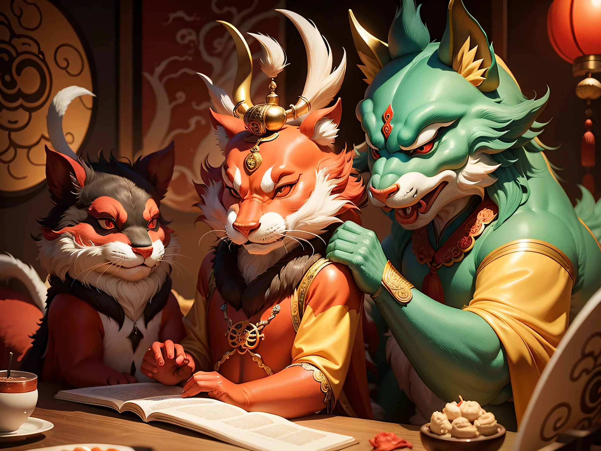Chinese mythical creatures,gourmand