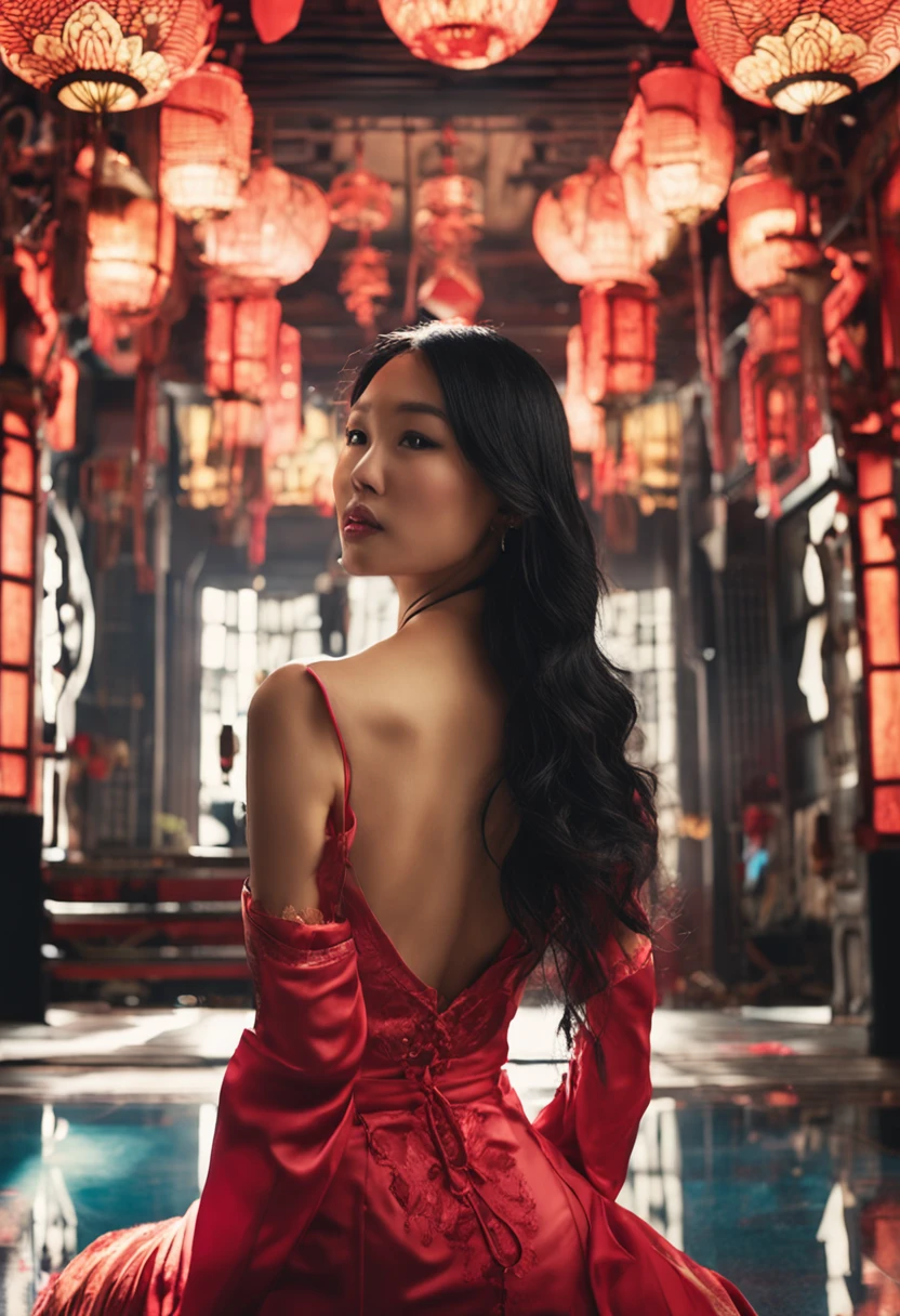 爆乳，a beauty girl，blacksilk，Pure，asian descent