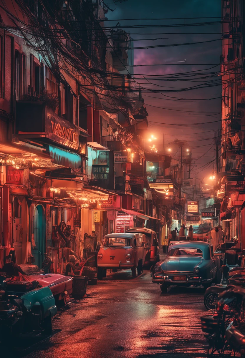 Streets at night,A tranquil,Soothes and aids sleep