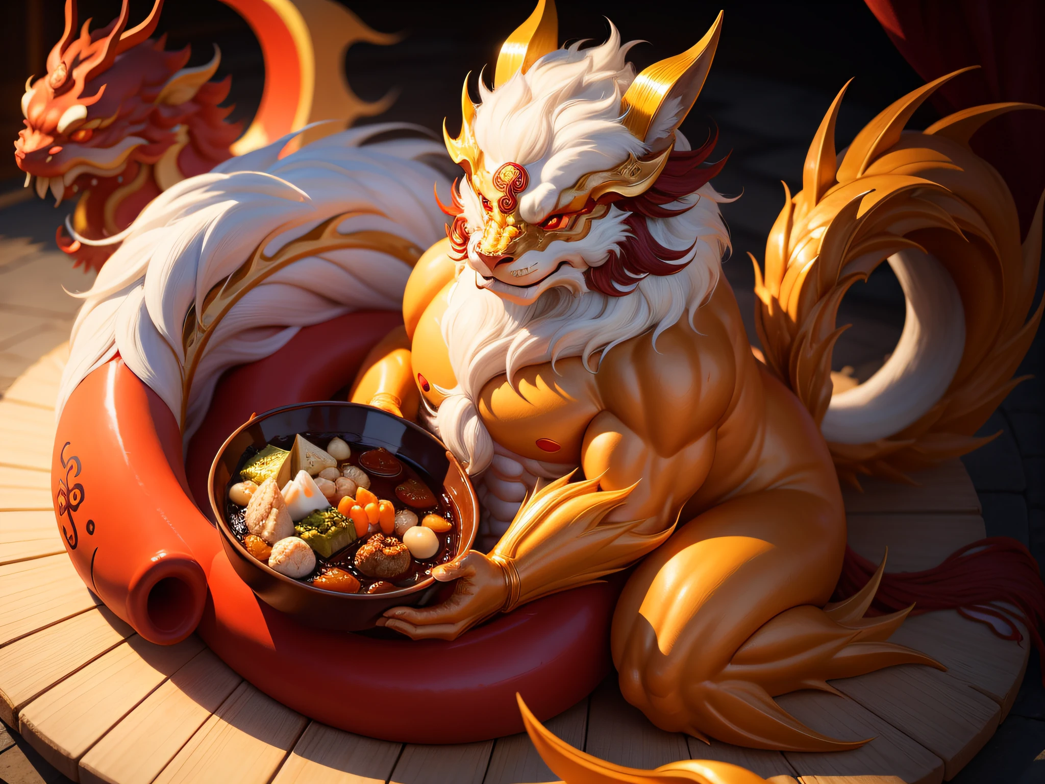 Chinese mythical creatures,gourmand