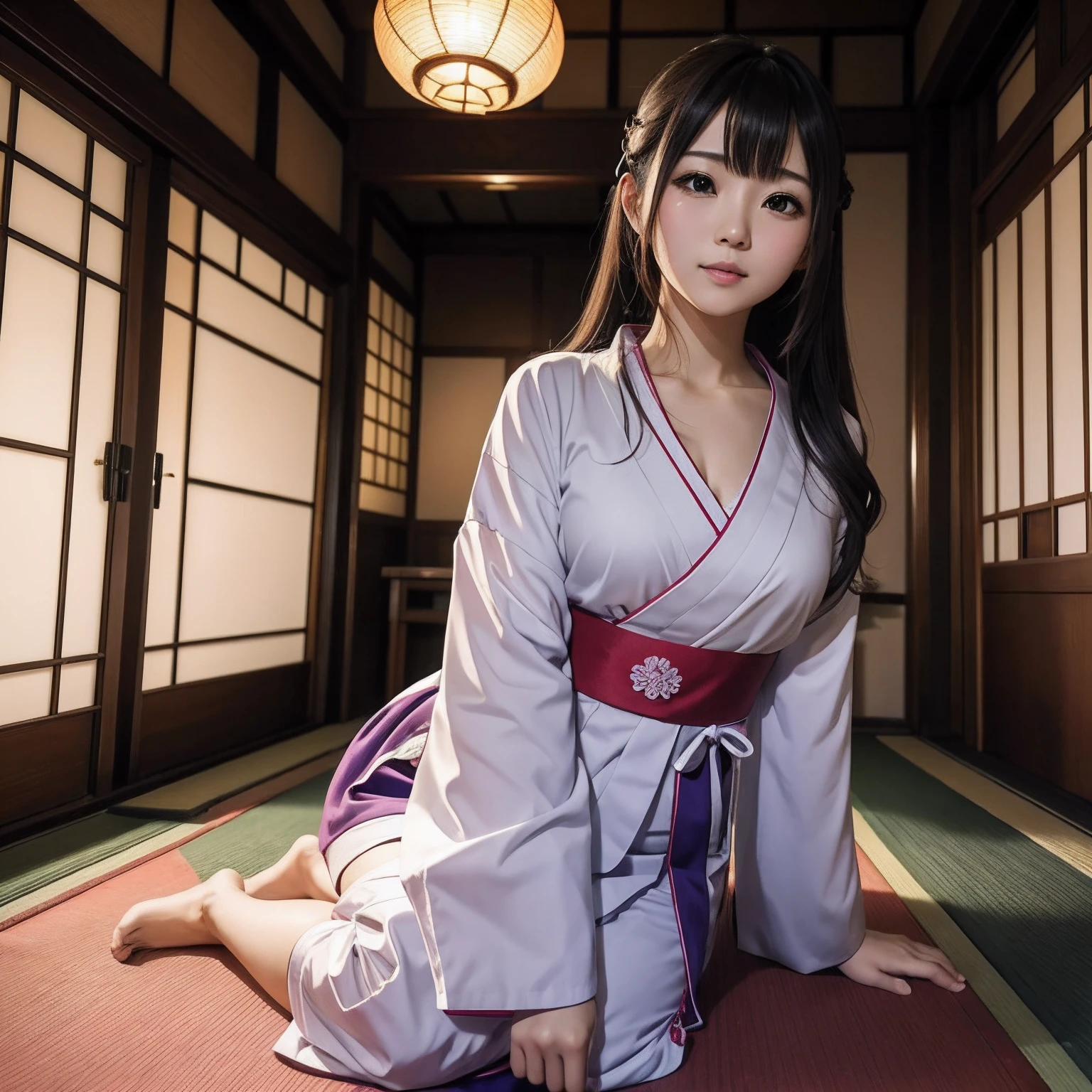 Tenkai Yuki like、The ultra -The high-definition、realisitic、Raw photo、Beautie、kawaii、ryokan、a 1 girl