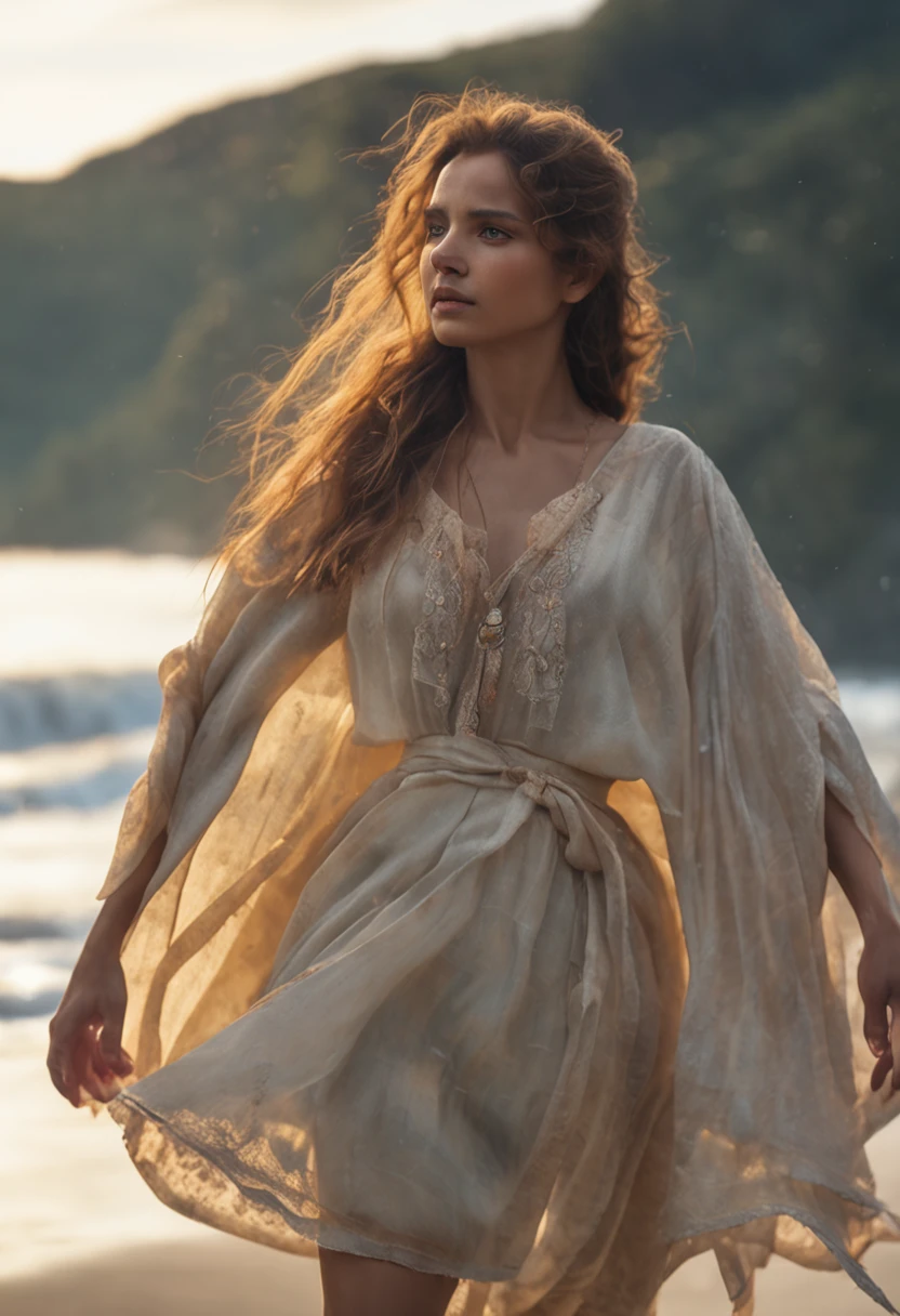 Raw photography、The photograph、Hphotorealistic、8k vivid photos of women in nature、ultra-detailliert、detaile、Dramatic light、Beautiful Eyes of Details、Detailed skin、depth of fields、((full body shot)) short skirt