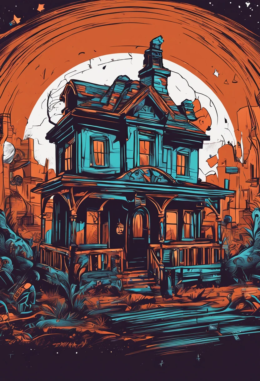 Psico Kid Dark House Music Vetorial