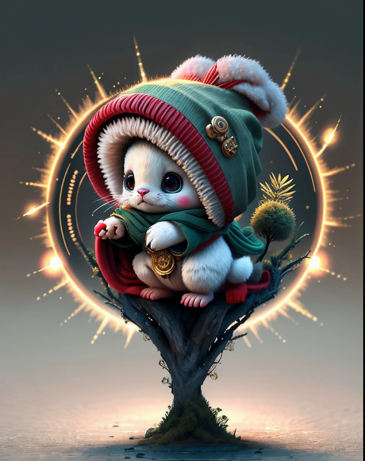 Top image quality、"Create cute creature masterpieces with inspired ultra-detailed concept art. Let your imagination come alive", (true seal), high detailing, in 8K、Top image quality、Dressed up as a martial artist in the game、Using knuckles、Kick Pose
