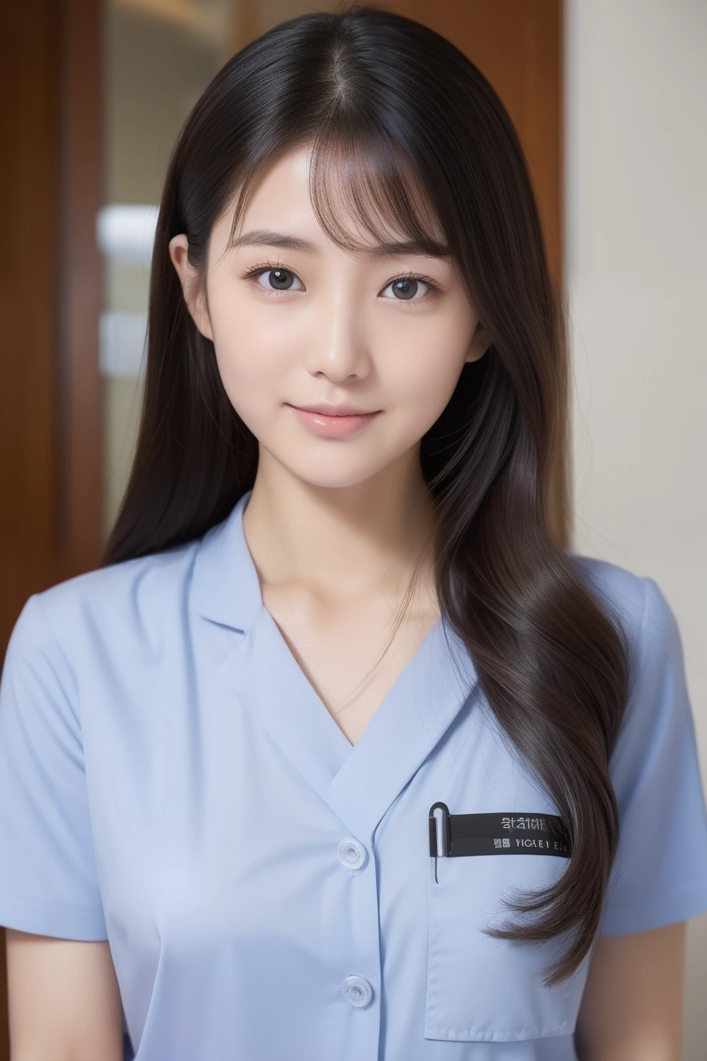 Nurse、独奏、face perfect、full body Esbian、1 persons、hospitals、Korean Women, cute - fine - face, Young Asian woman