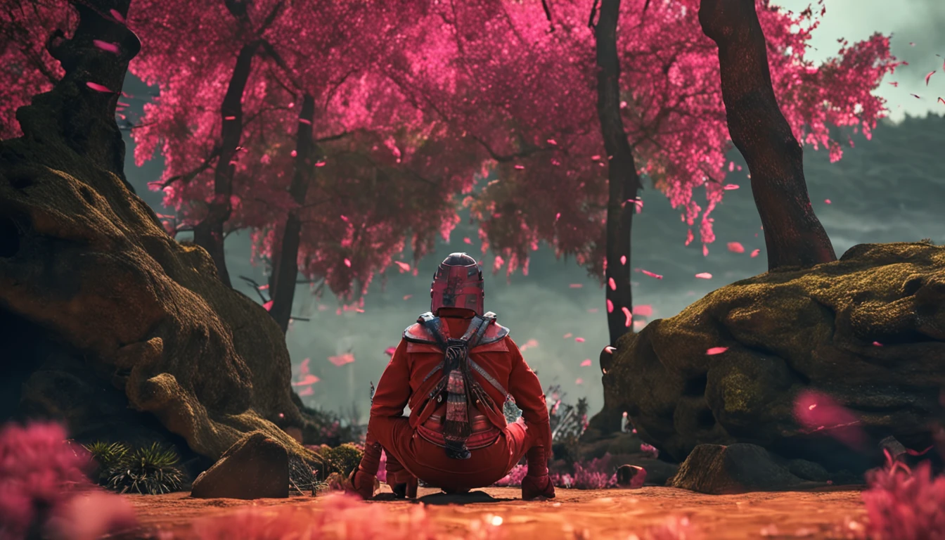 as quatro tartarugas ninja, uma pose de luta, em um campo de batalha, filme 2023