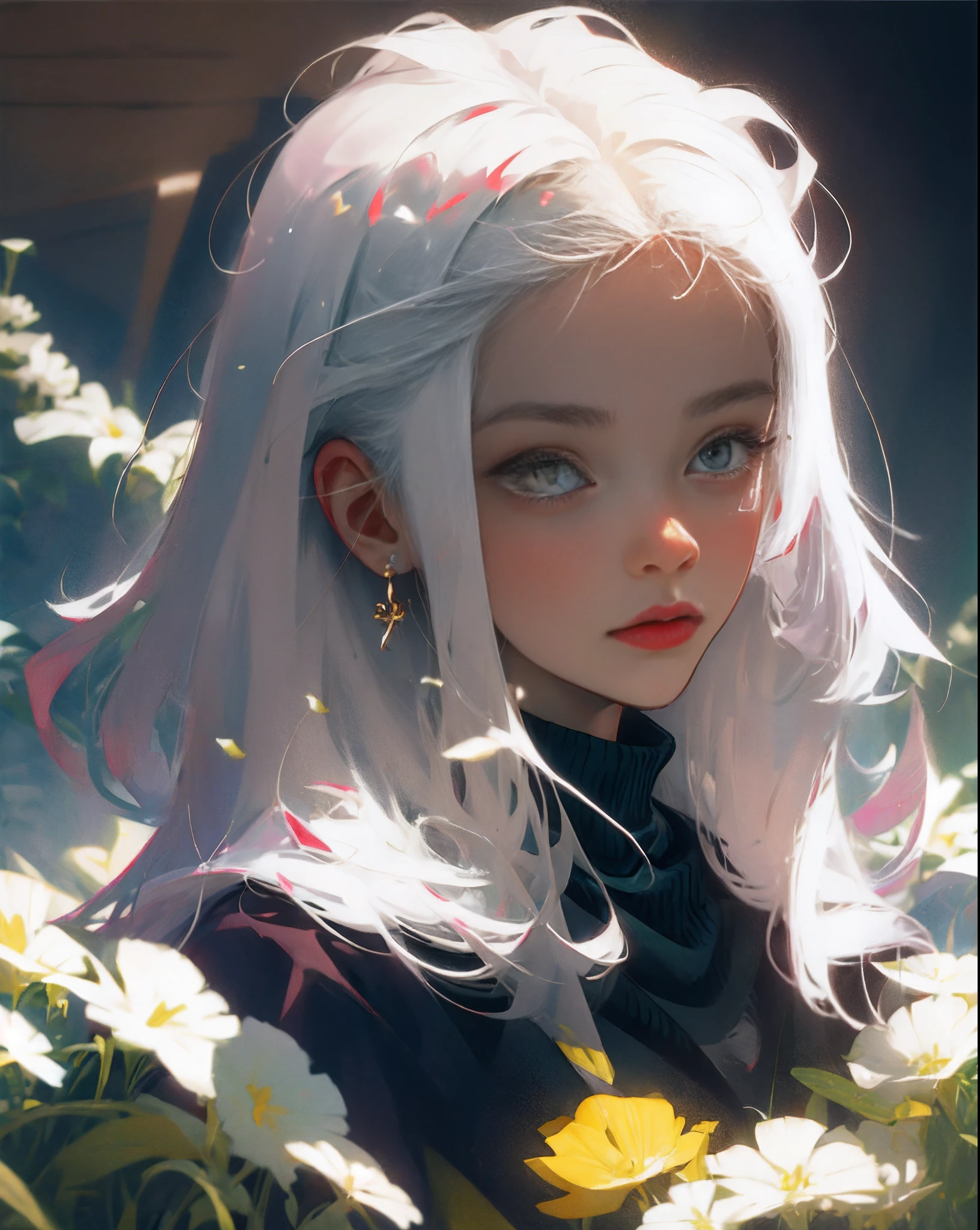 White-haired