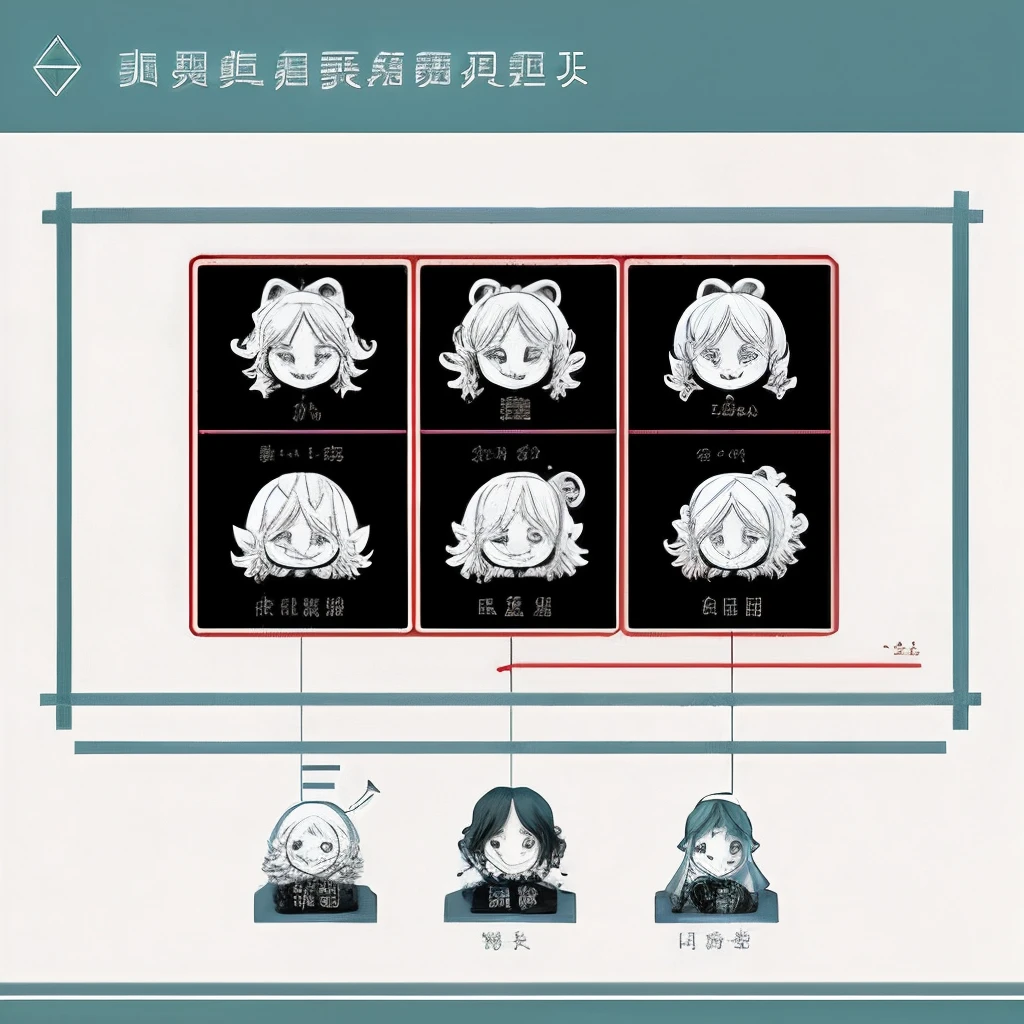 Character setting diagram quadratic,China-style,shoun,whaite hair