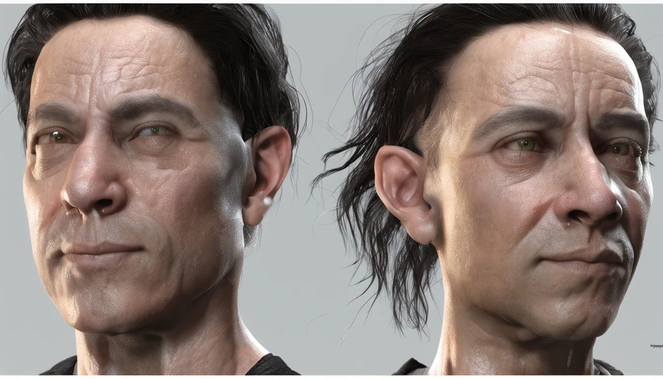 Cinematic image effects，angel and demon，Realistic skin texture，Dark style，Close-up of a face，There is half of the face in the middle, a raytraced image by Jon Coffelt, zbrush central, sōsaku hanga, face high detail, High detail face, highly detail face, Buddha, Oriental face, Detail and symmetrical face, ultradetail face, com rosto detalhado，depth of fields，high light，Real light，Ray traching，oc rendered，Hyper-realistic，best qualtiy，8K，Works of masters，