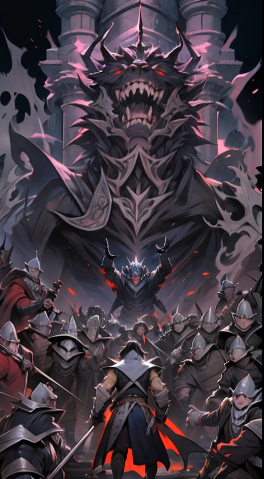 Castlevania Shadow Lord hyper realistic super detailed battle Epic War